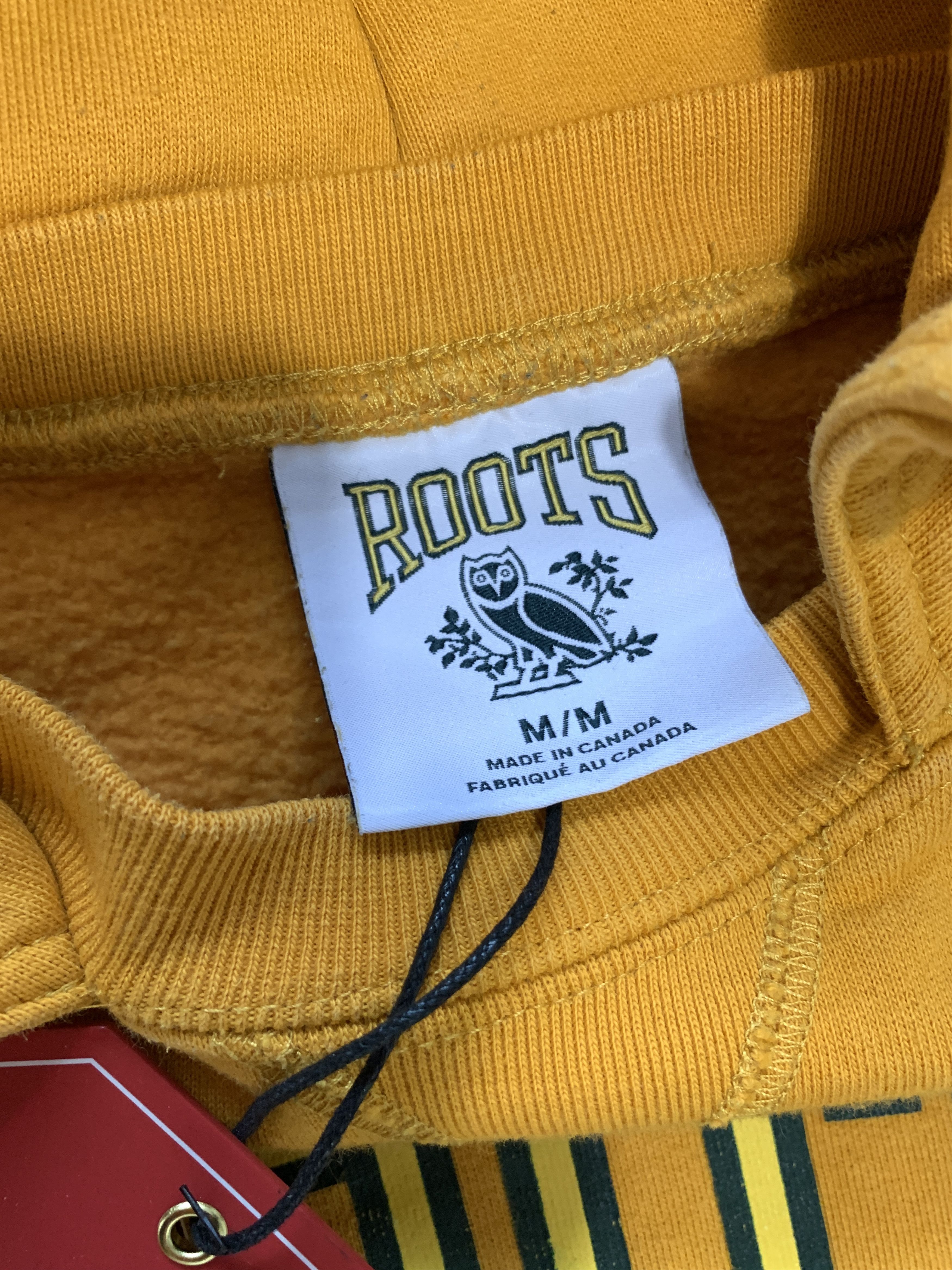 Drake OVO X ROOTS HERITAGE HOODIE YELLOW 2021 Size US M / EU 48-50 / 2 - 4 Thumbnail