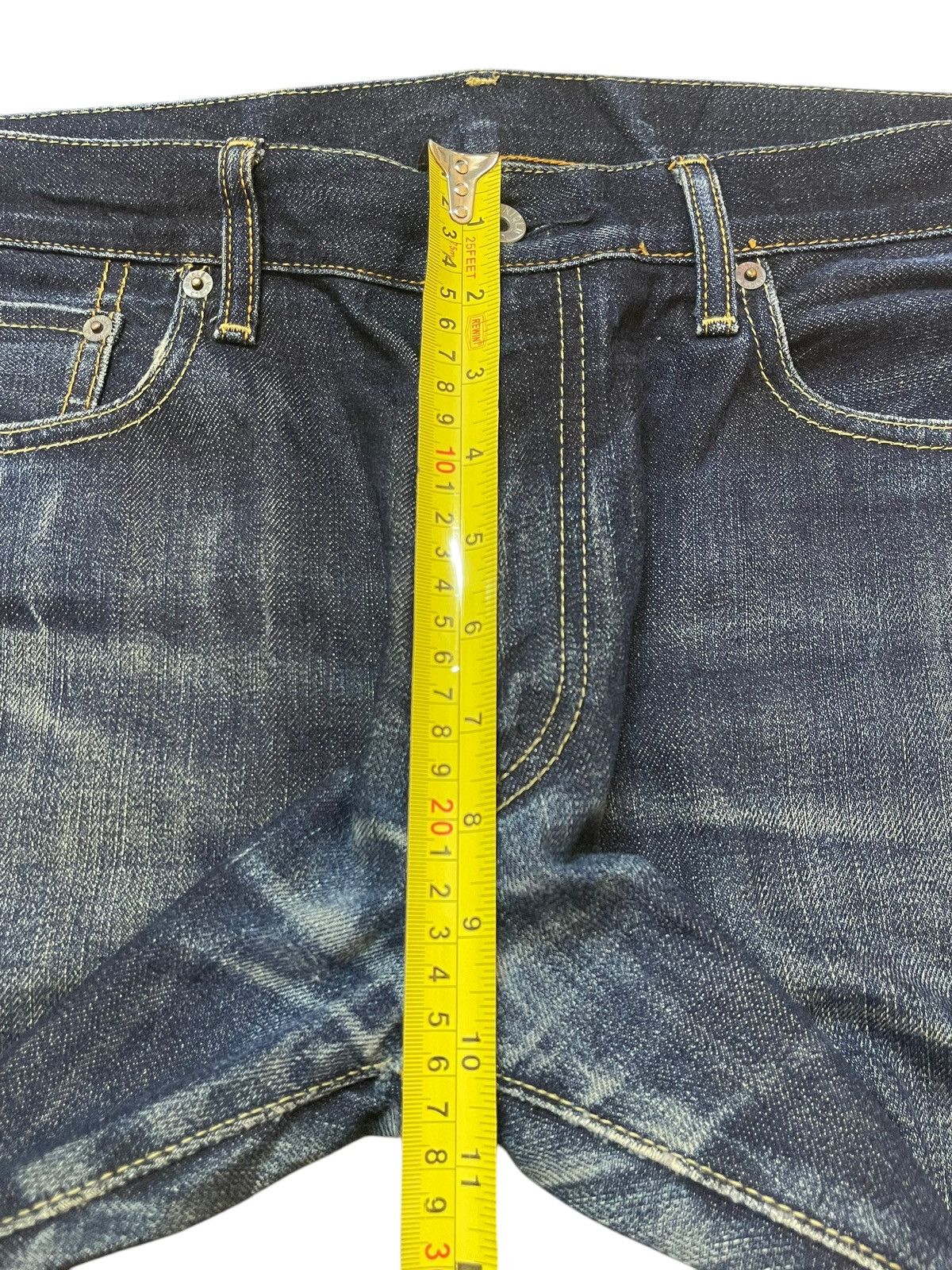 Uniqlo Vintage Japanese Uniqlo Selvedge Blue Faded Wash Style Jeans Size US 34 / EU 50 - 18 Thumbnail