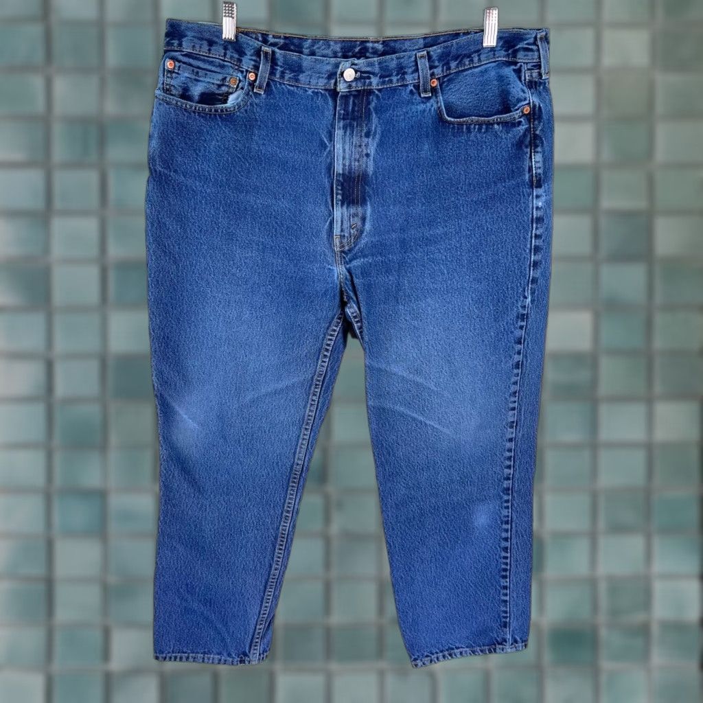 Levi's Levi's 550 Jeans Mens Size 42 Blue Straight Relaxed Fit Workwear 42 X 30 Size US 42 / EU 58 - 1 Thumbnail