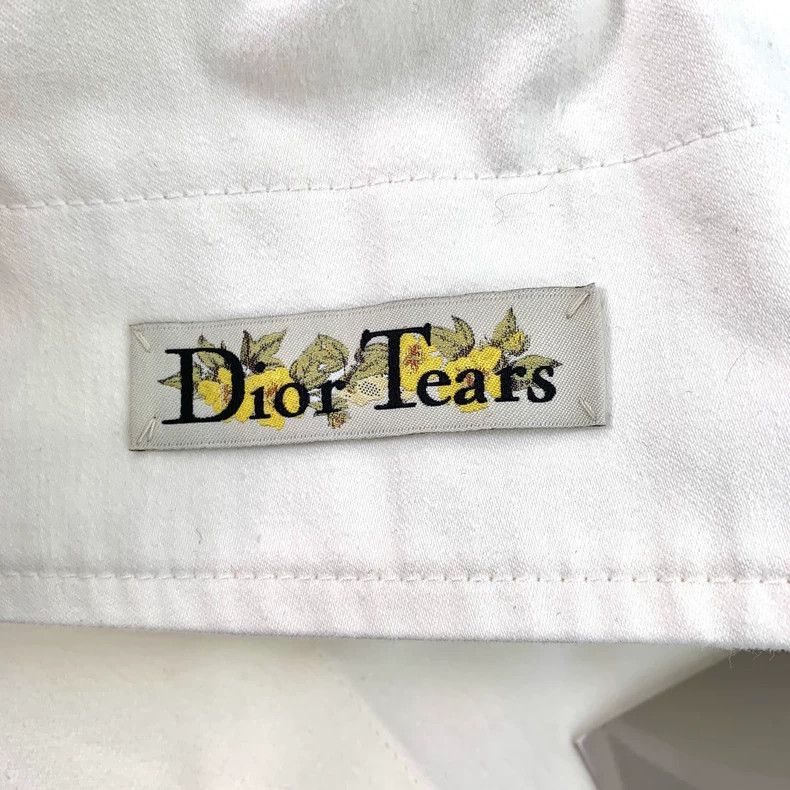 Dior Dior Denim Tears co-branded white cotton lapel single-breas Size US L / EU 52-54 / 3 - 5 Thumbnail