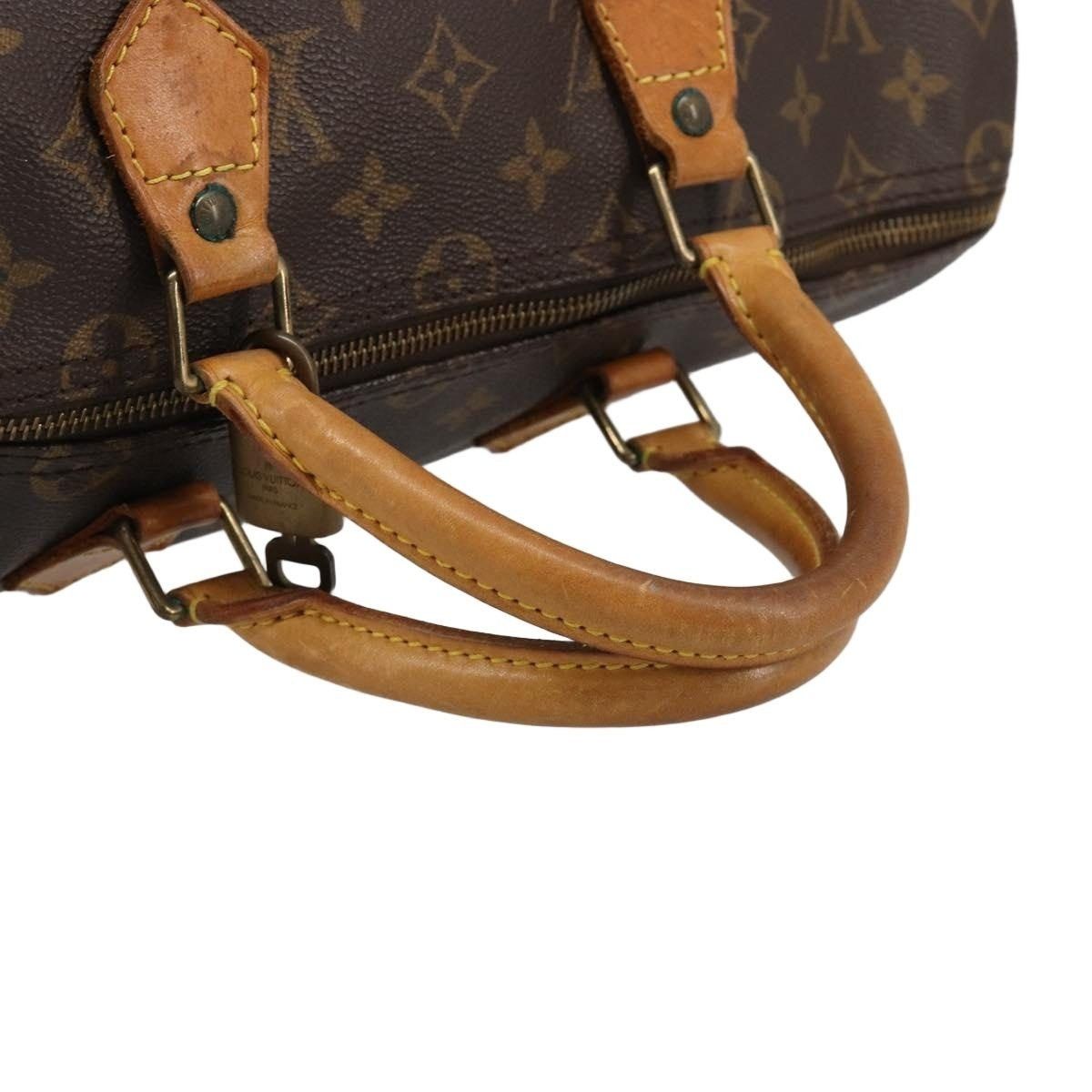 Louis Vuitton Louis Vuitton Monogram Speedy 35 Handbag Brown Size ONE SIZE - 12 Thumbnail