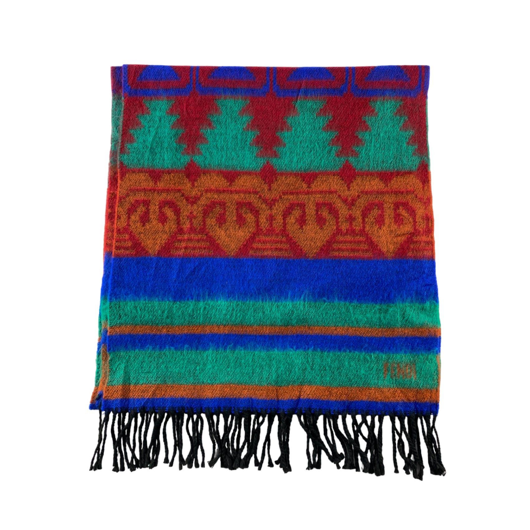 Fendi × Vintage Fendi Scarf / Muffler / Neckwear - WW1741 Size ONE SIZE - 3 Thumbnail