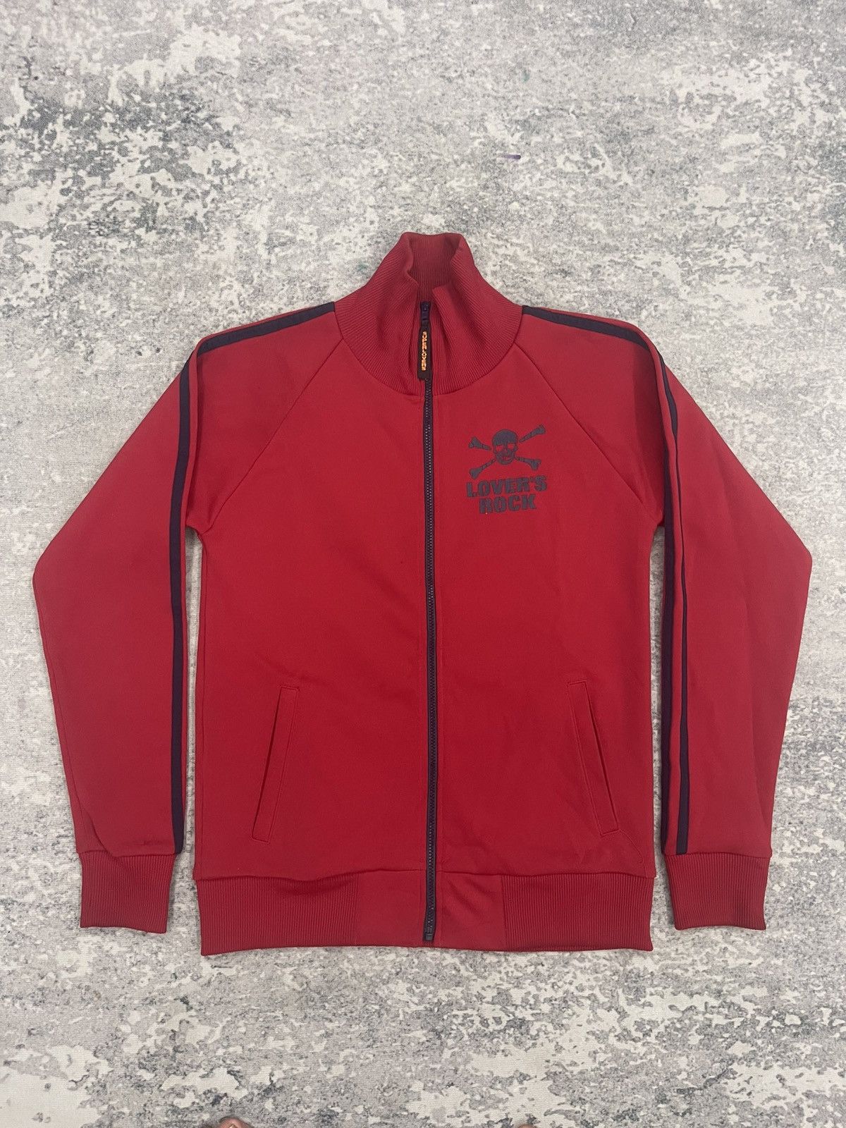 Super Lovers Vintage Super Lovers Tokyo "Lover's Rock" Skull Track Jacket Size US L / EU 52-54 / 3 - 2 Thumbnail