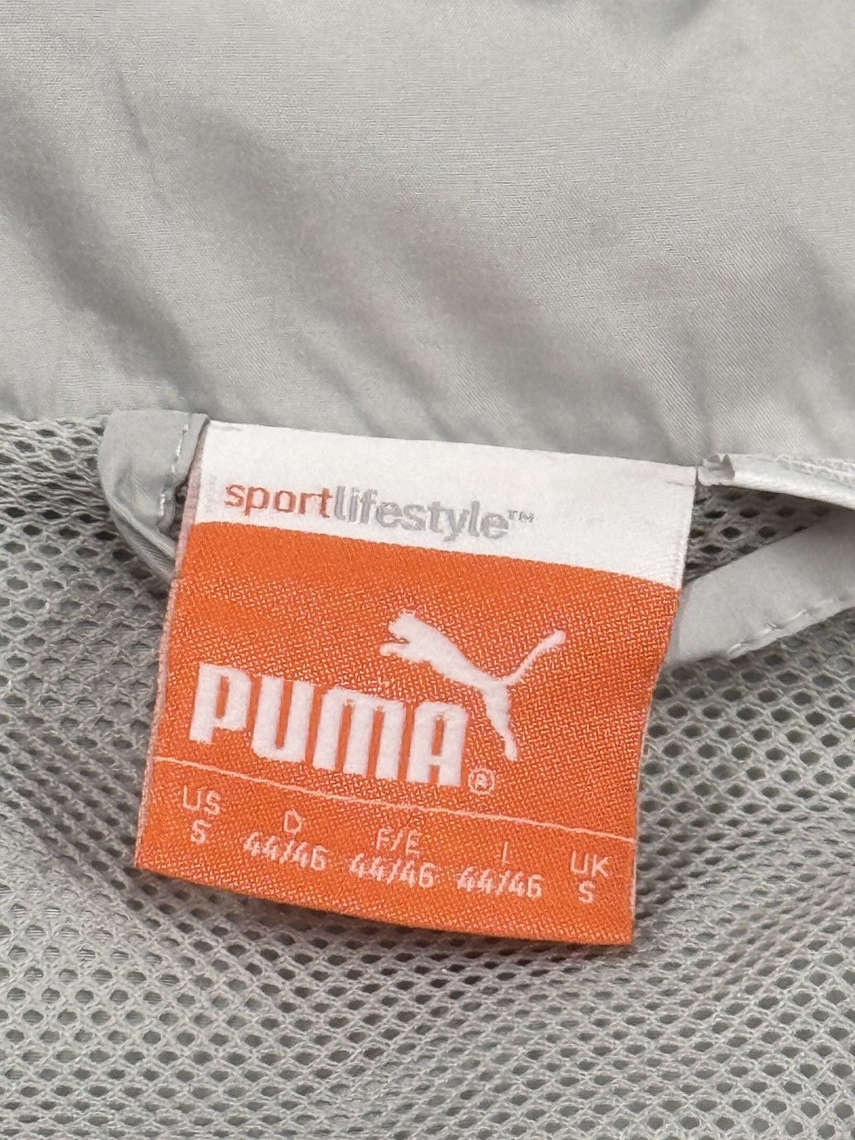 Puma × Vintage Vintage Puma Silver 3M Volt Retro Y2K Track Jacket White Size US S / EU 44-46 / 1 - 5 Thumbnail