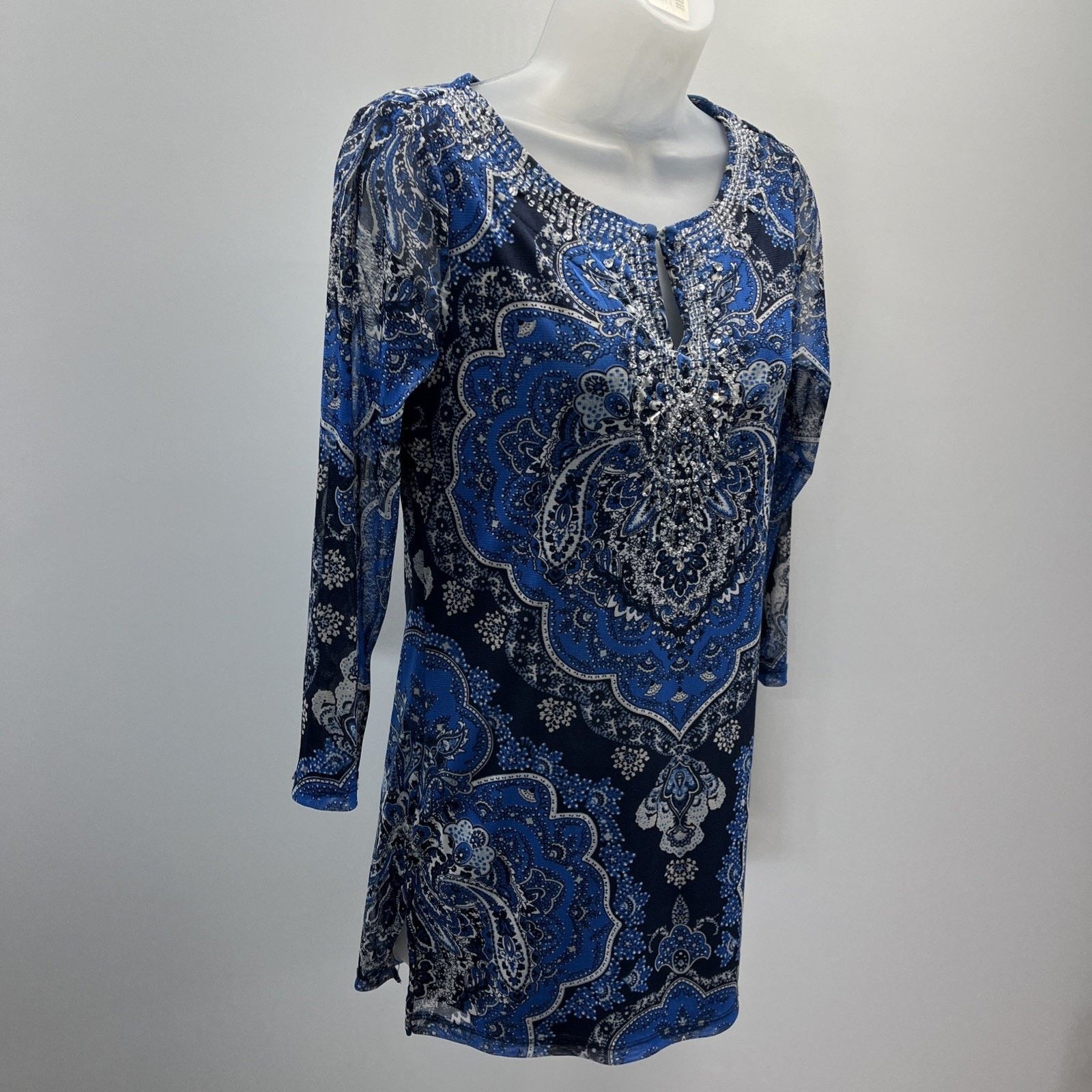 Other Inc International S Blouse Artsy Bohemian Romantic Paisley Size S / US 4 / IT 40 - 2 Thumbnail