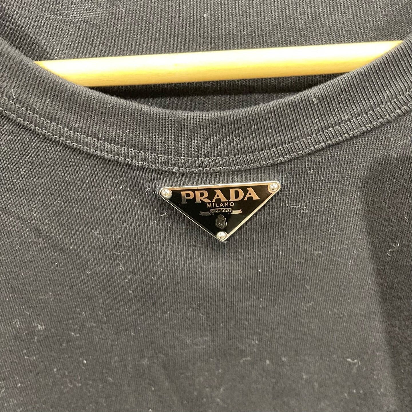 Prada Prada Triangle Logo T-Shirt Size US XL / EU 56 / 4 - 1 Thumbnail