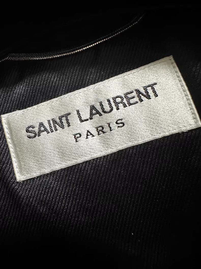 Saint Laurent Paris Saint Laurent Leather l01 Jacket Size 52 Size US L / EU 52-54 / 3 - 3 Thumbnail