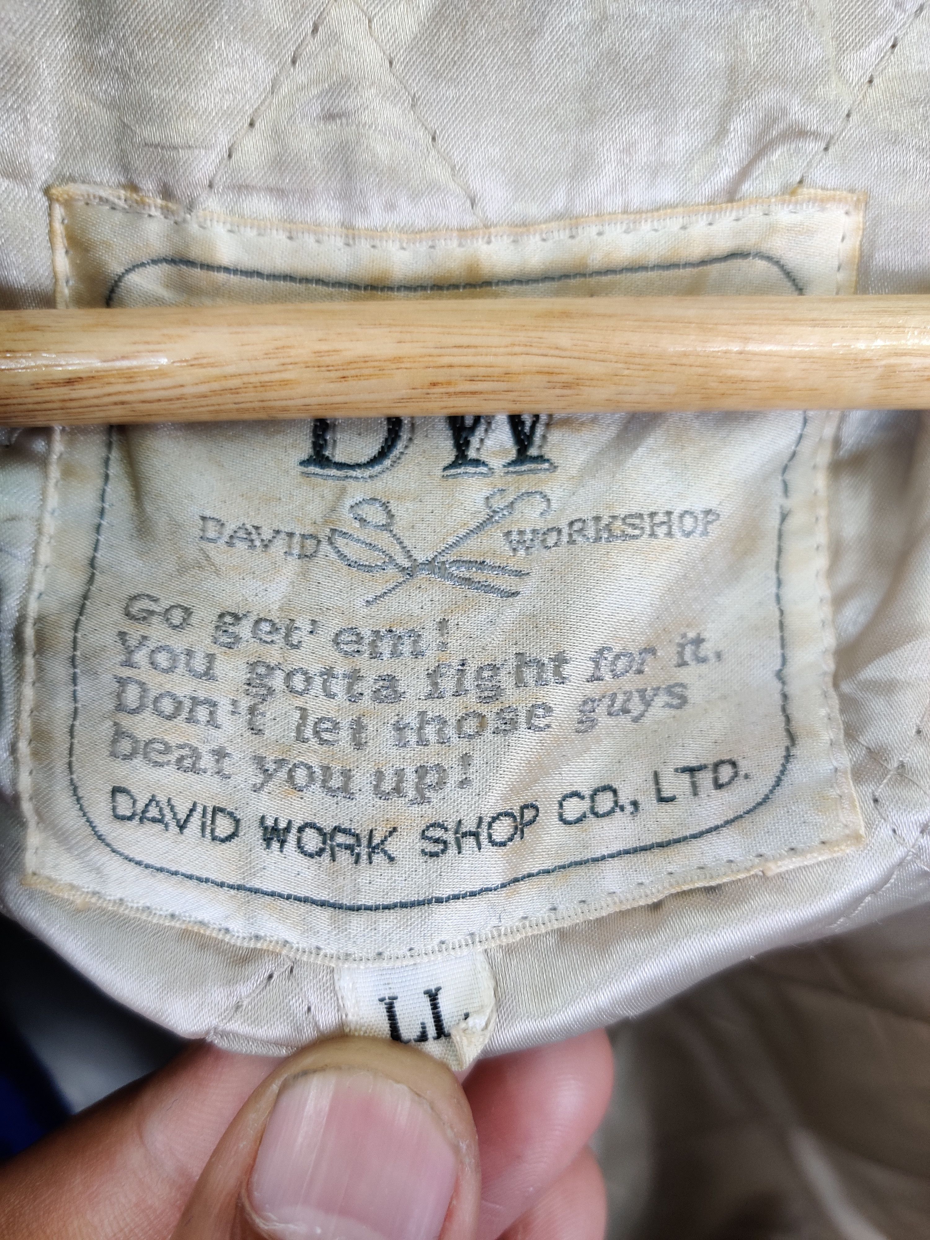 Vintage Vintage 80s David Workshop Wool Varsity Leather Jacket Size US M / EU 48-50 / 2 - 12 Thumbnail