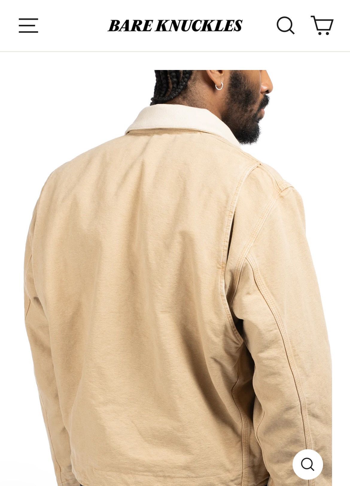 Bare Knuckles Canvas Work Jacket Size US XL / EU 56 / 4 - 15 Thumbnail