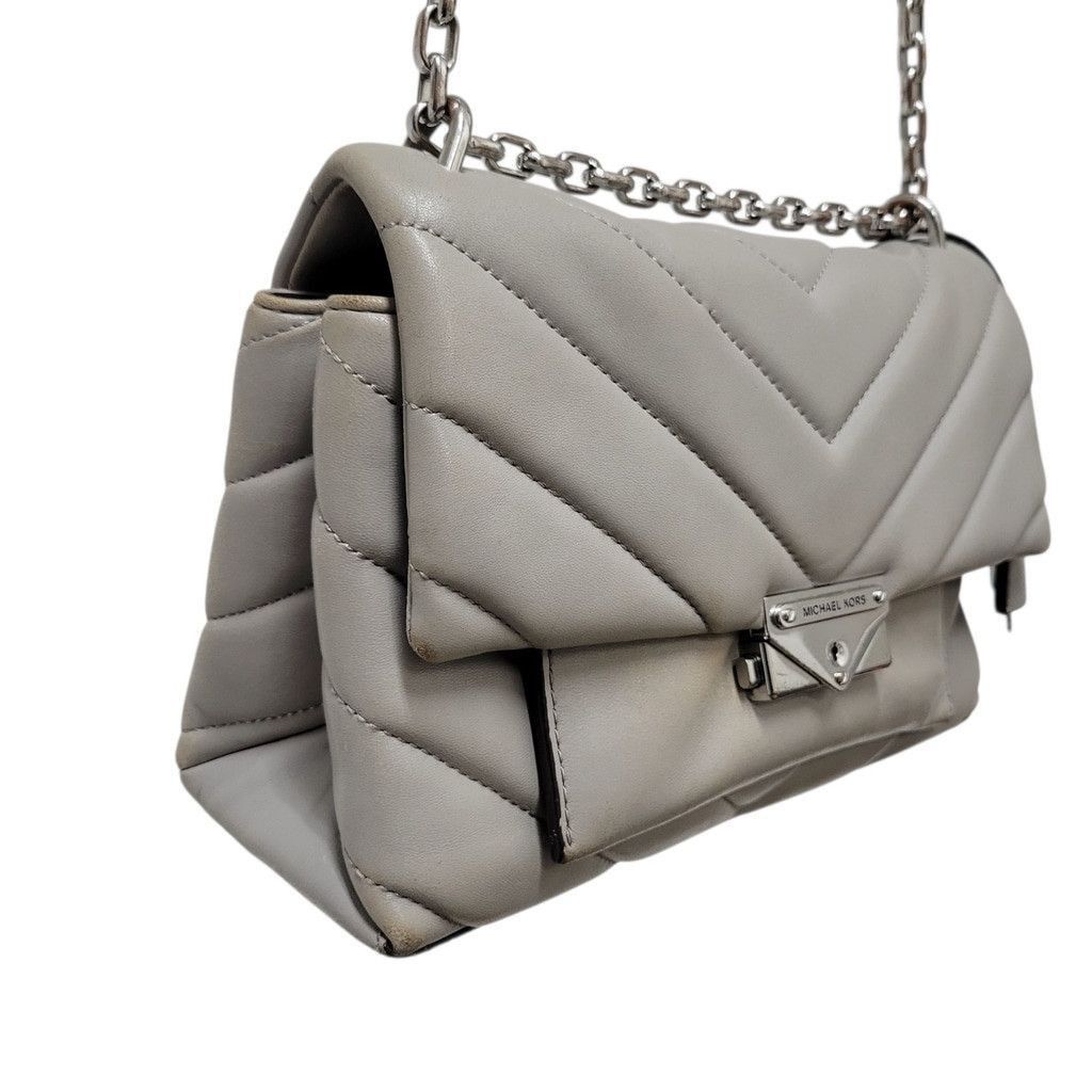 Michael Kors Michael Kors Cece Medium Quilted Leather Convertible Gray Size ONE SIZE - 3 Thumbnail