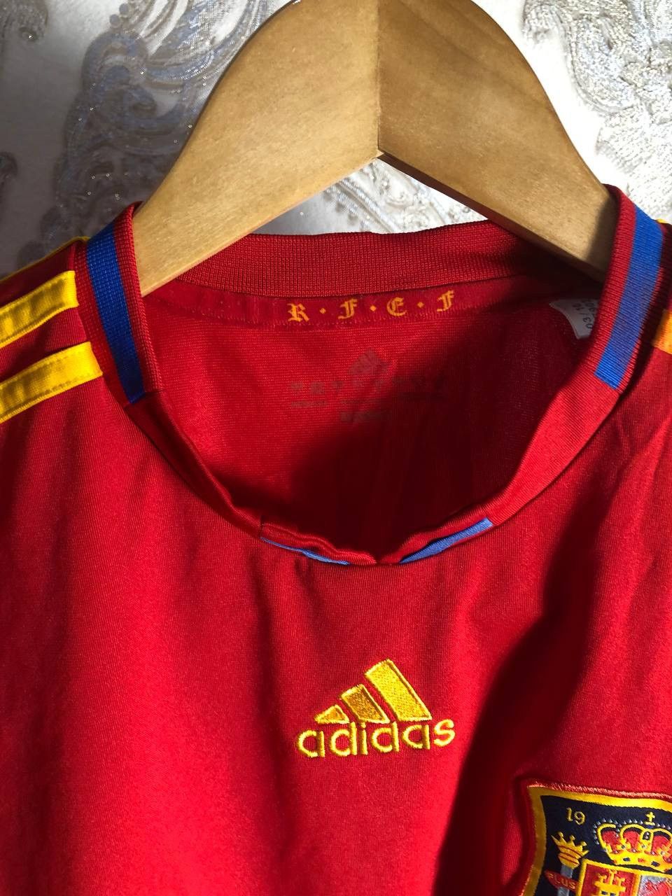 Adidas × Vintage VERY RARE ADIDAS SPAIN RETRO SOCCER JERSEY BLOKECORE Y2K 90s Size US S / EU 44-46 / 1 - 5 Thumbnail