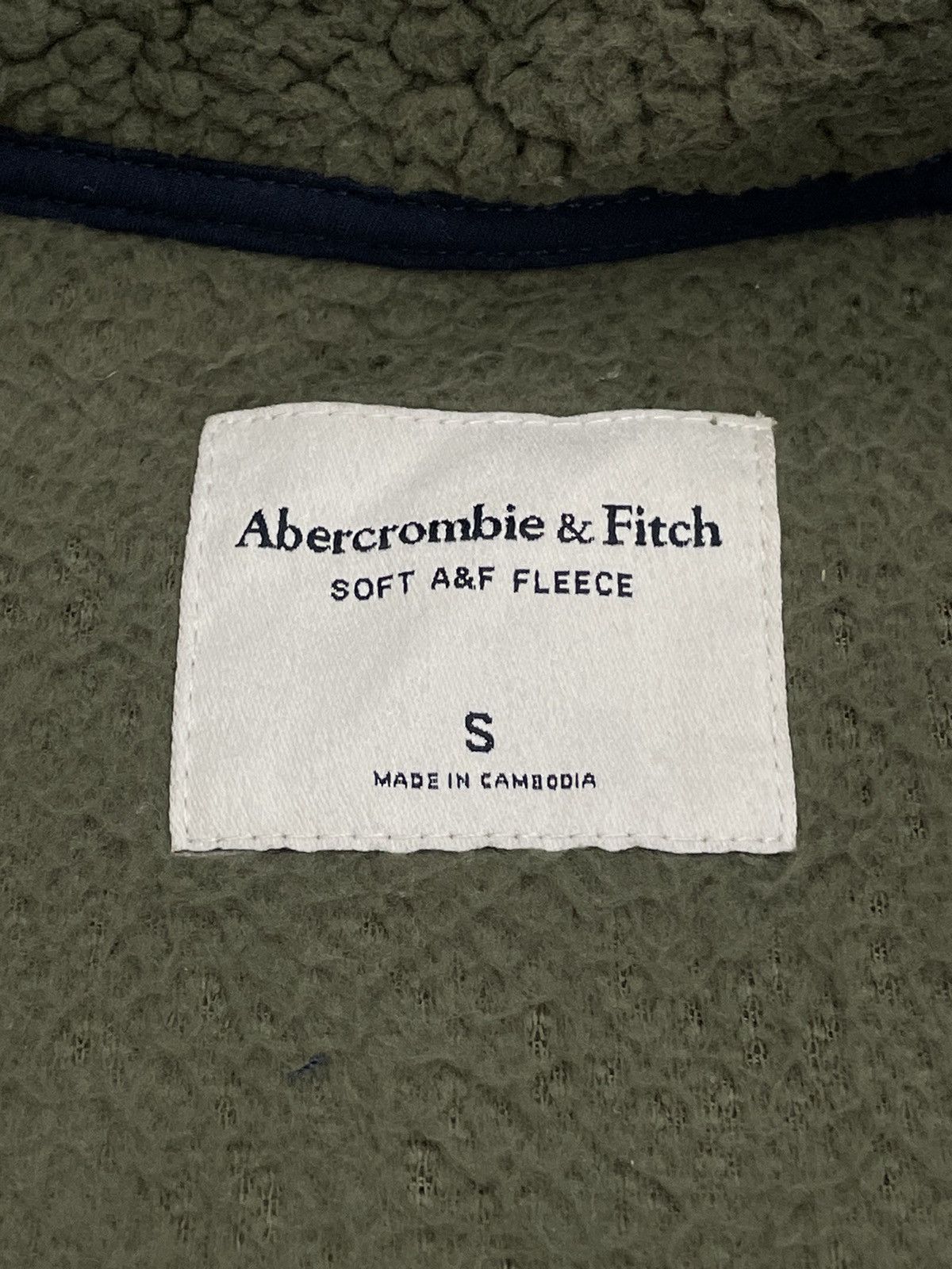 Abercrombie & Fitch Abercrombie Soft Fleece Button Up Collar AW Wear Size US S / EU 44-46 / 1 - 9 Thumbnail