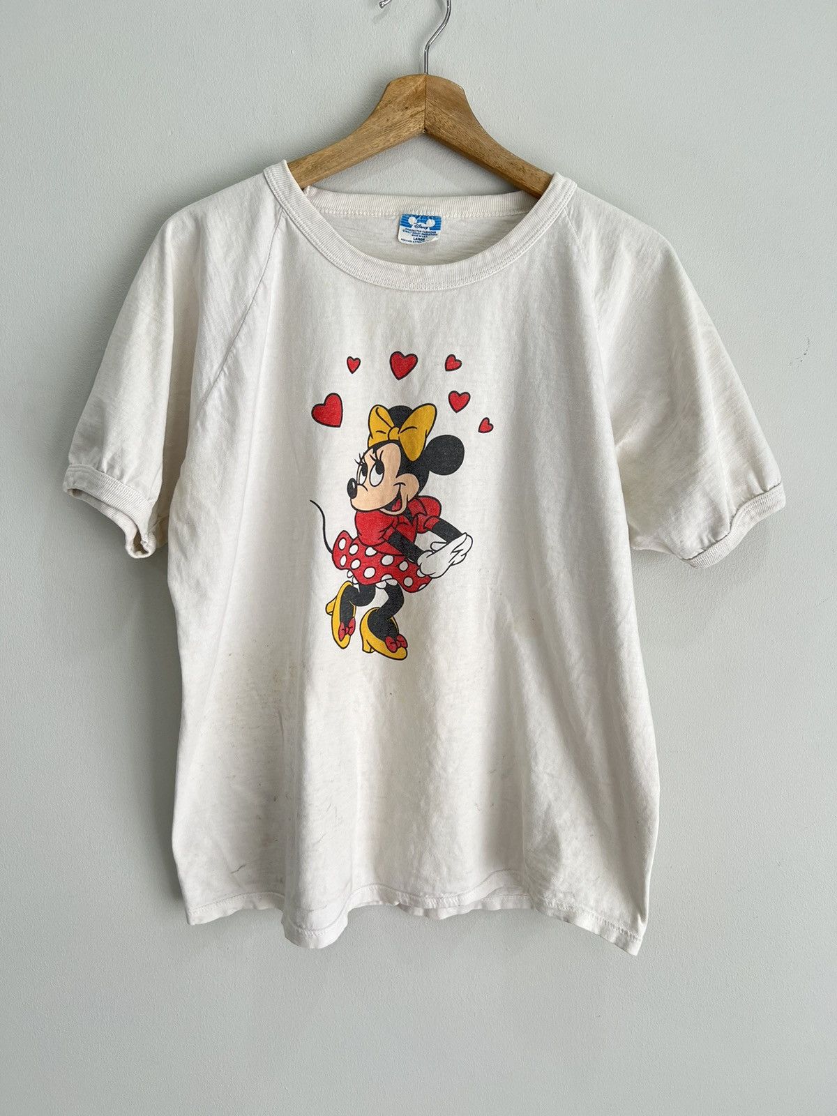 Disney Vintage Minnie Mouse Tee Shirt disney hearts mickey Size US L / EU 52-54 / 3 - 1 Thumbnail