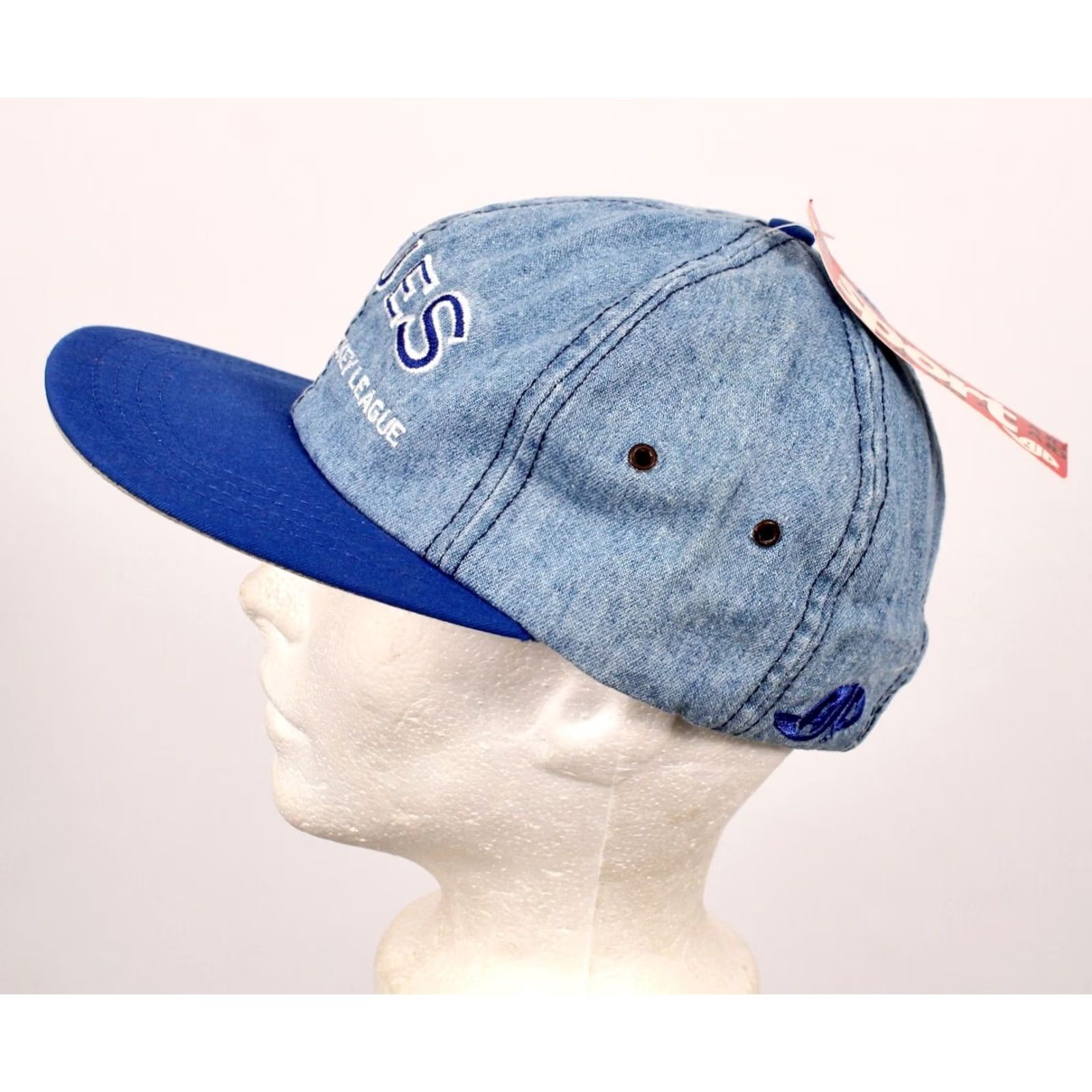 Vintage VINTAGE AJD St Louis Blues Hockey Cap 1990s NHL Adjustable Blue 90s Size ONE SIZE - 3 Thumbnail