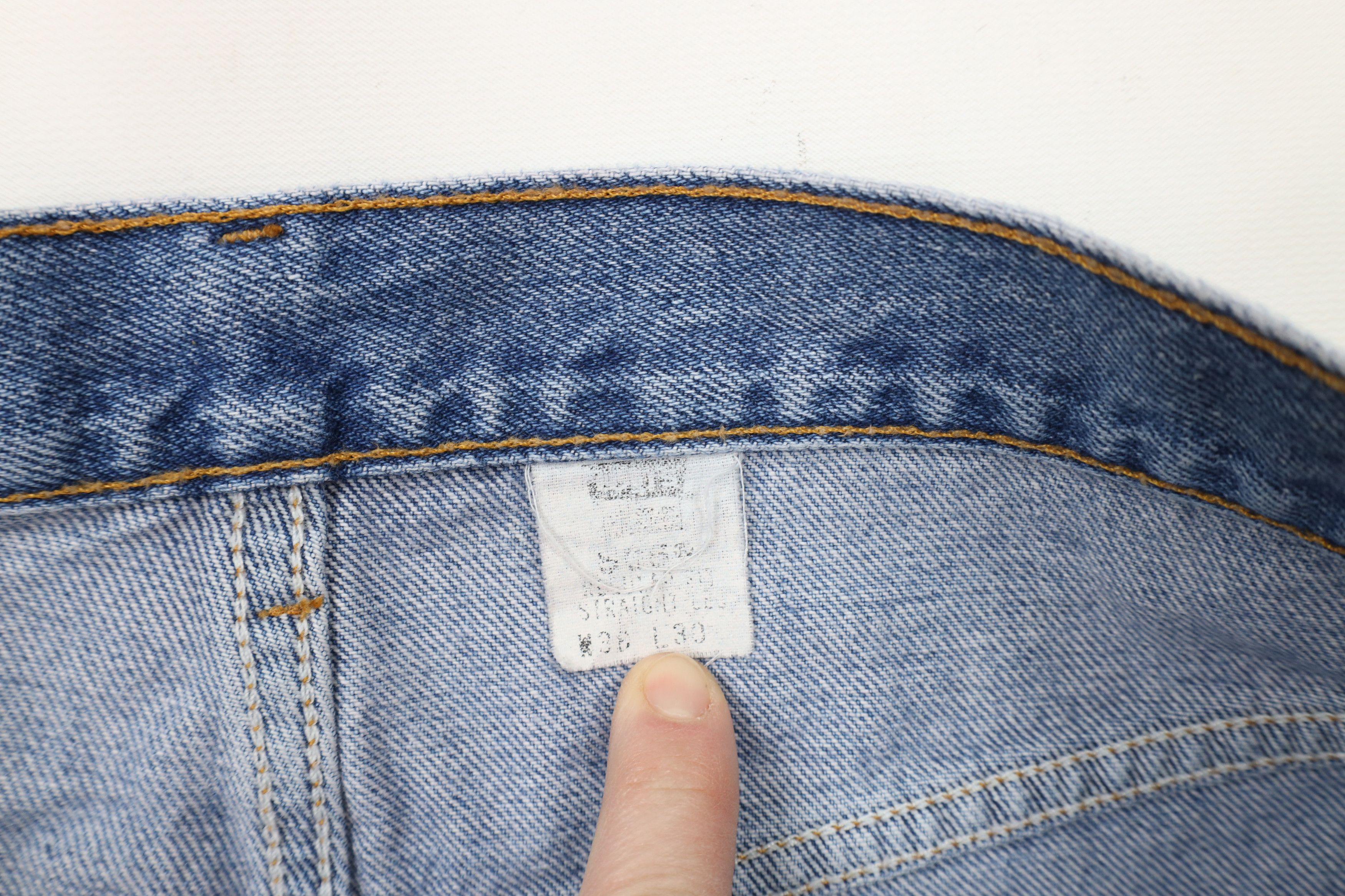 Levi's × Vintage Vintage 90s Levis 505 Regular Fit Denim Jeans Blue Cotton Size US 38 / EU 54 - 9 Thumbnail