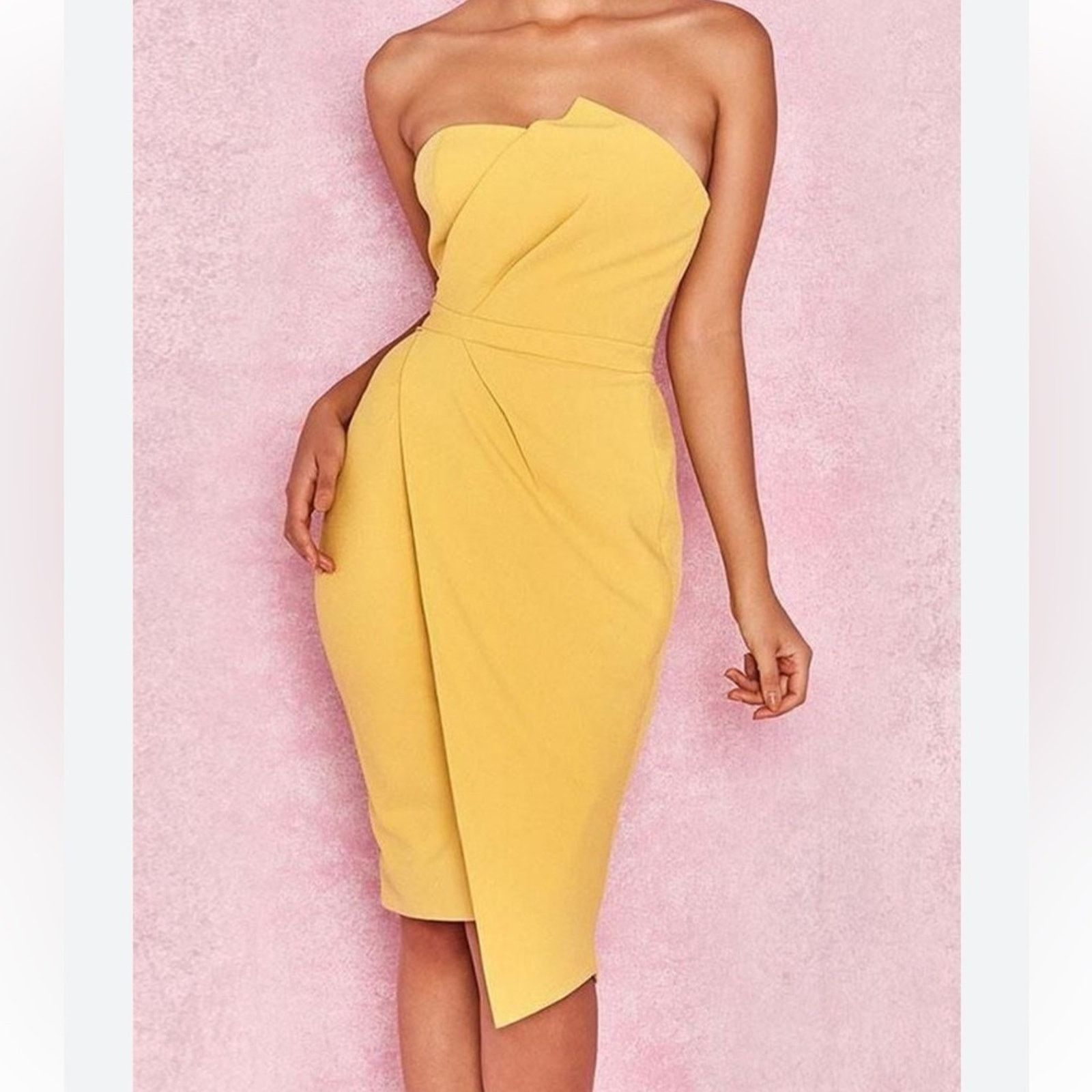 J.Crew J Crew Yellow Sleeveless Mini Dress Size S / US 4 / IT 40 - 1 Thumbnail