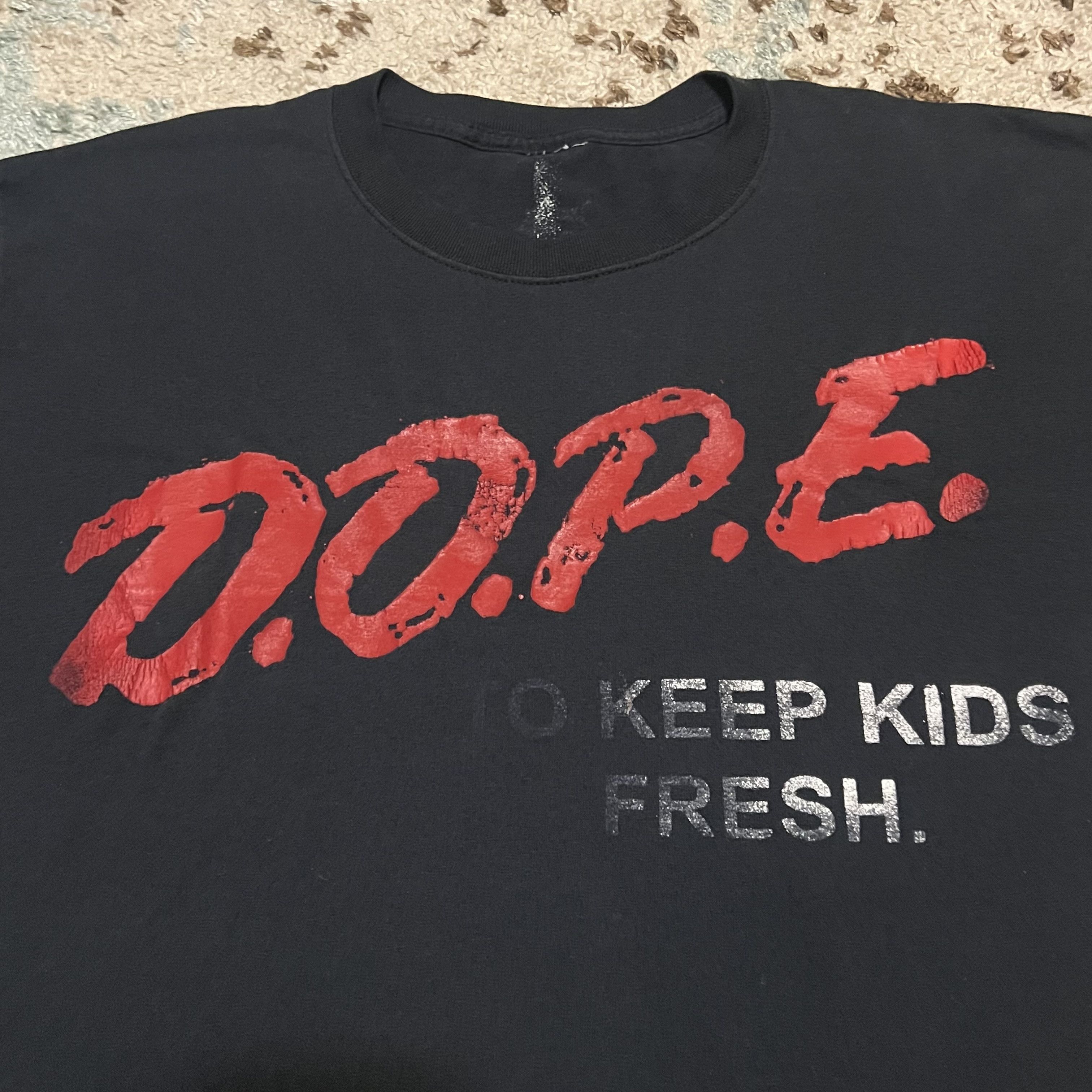 D.A.R.E Dope To Keep Kids Fresh Dare Parody Drug Tee Size Large Size US L / EU 52-54 / 3 - 3 Thumbnail