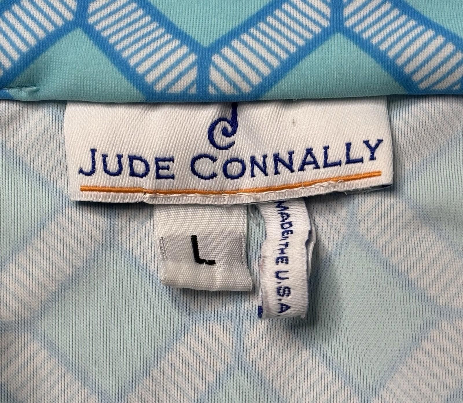 Other Jude Connally Dress Womens Large Shift V-Neck Geometric USA Size L / US 10 / IT 46 - 2 Thumbnail