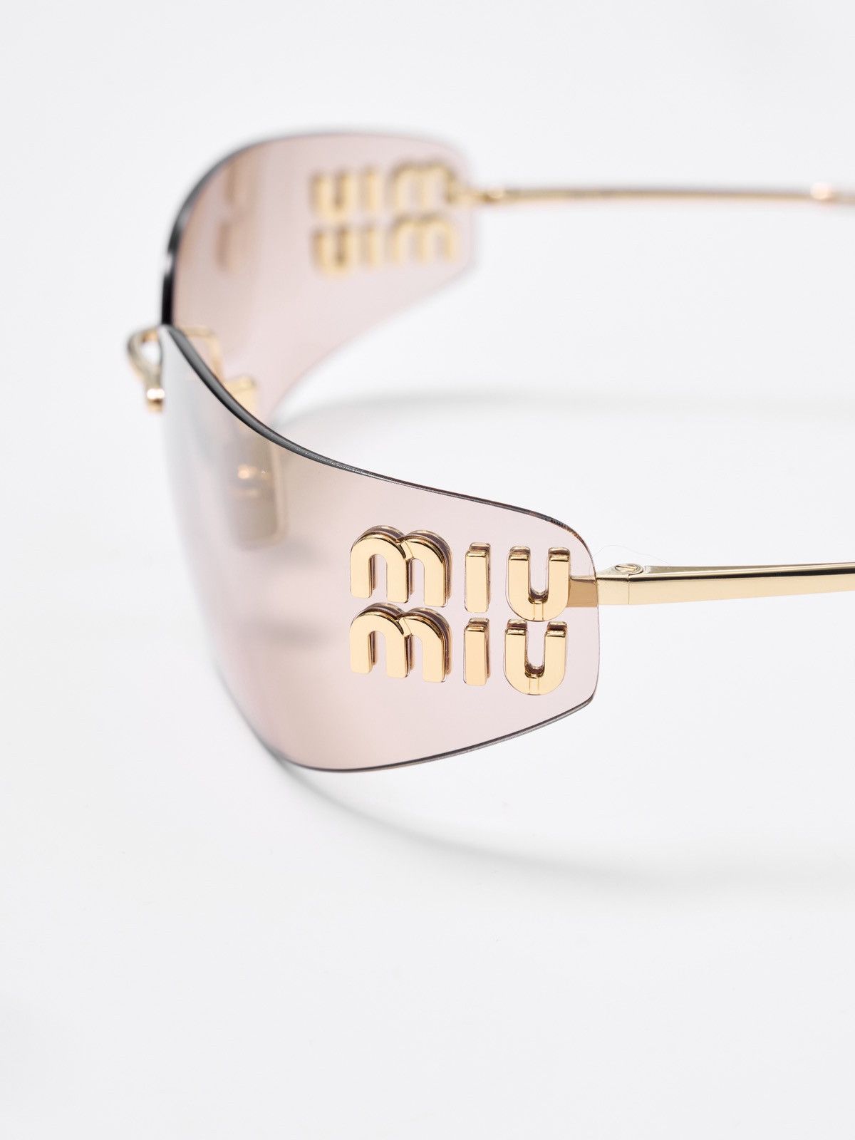 Miu Miu MIU MIU SMU A51 5AK20P GOLD Size ONE SIZE - 5 Thumbnail