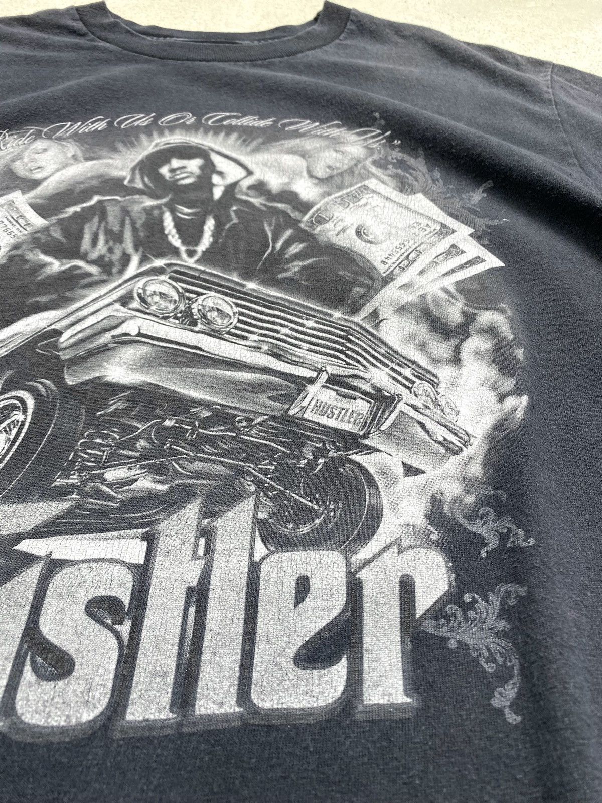 Rap Tees Vintage 90’s Hustler Rap Hip Hop T Shirt Sexy Girls Playboy Size US L / EU 52-54 / 3 - 7 Thumbnail