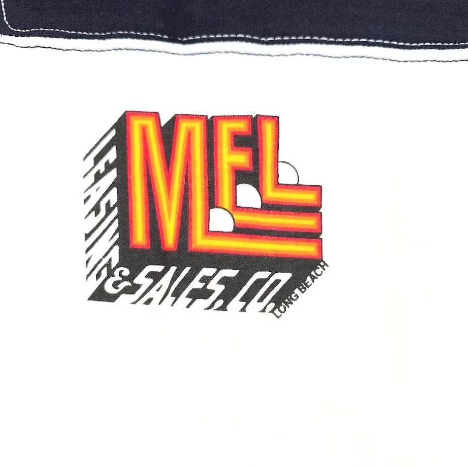 Vintage VINTAGE MEL Long Beach T Shirt Mens Size Small White 80s Ringer Tee Made In USA Size US S / EU 44-46 / 1 - 3 Thumbnail