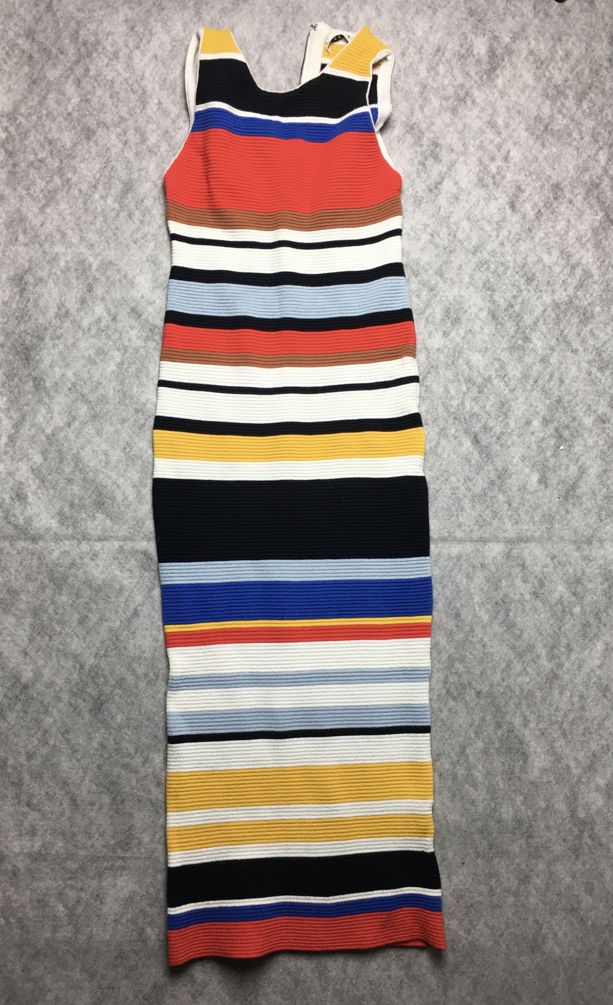 Alice + Olivia Alice + Olivia JENNER Ribbed Midi Dress Size XS / US 0-2 / IT 36-38 - 8 Thumbnail