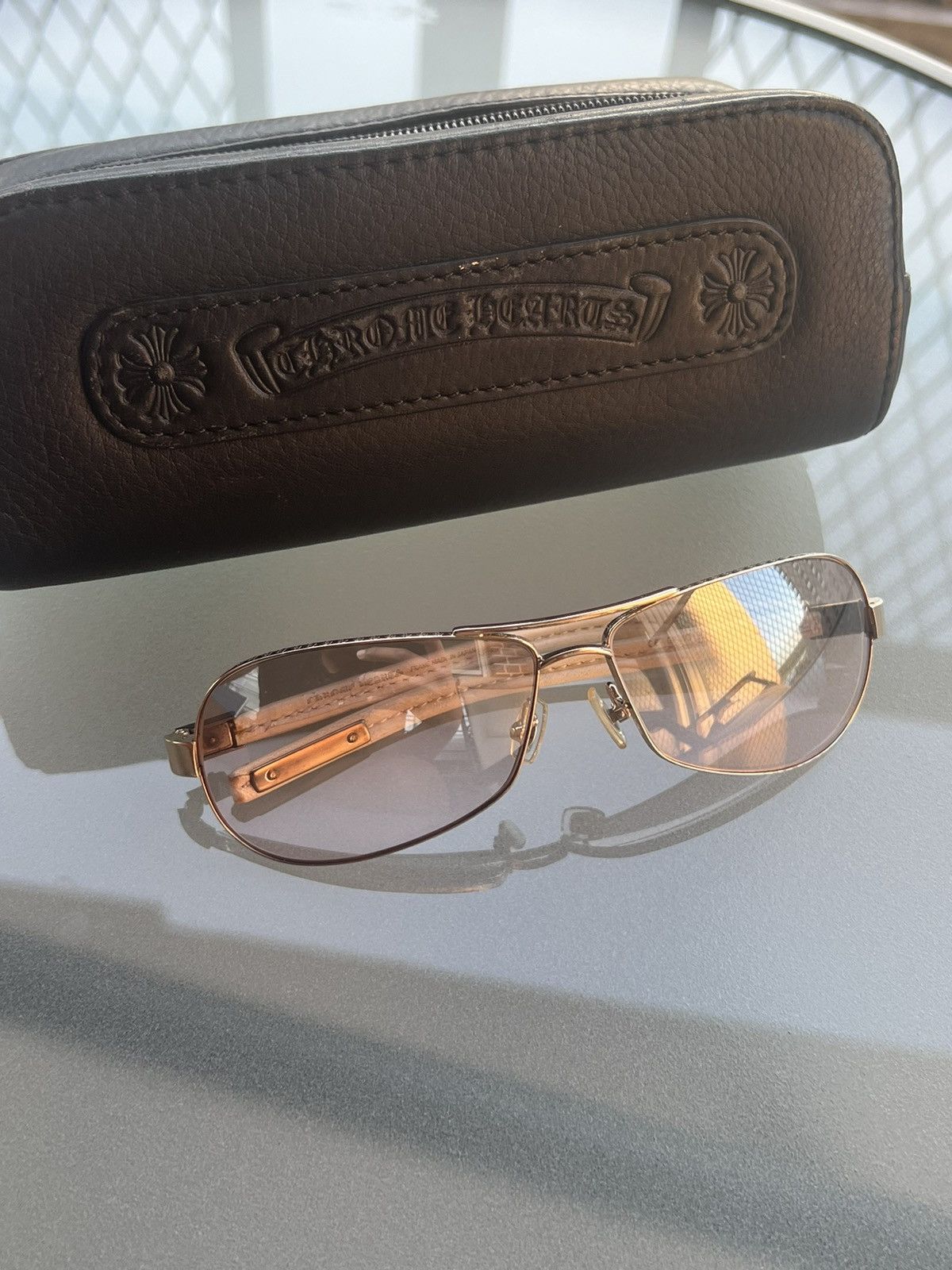 Chrome Hearts Vintage Chrome Hearts Sunglasses Size ONE SIZE - 1 Thumbnail
