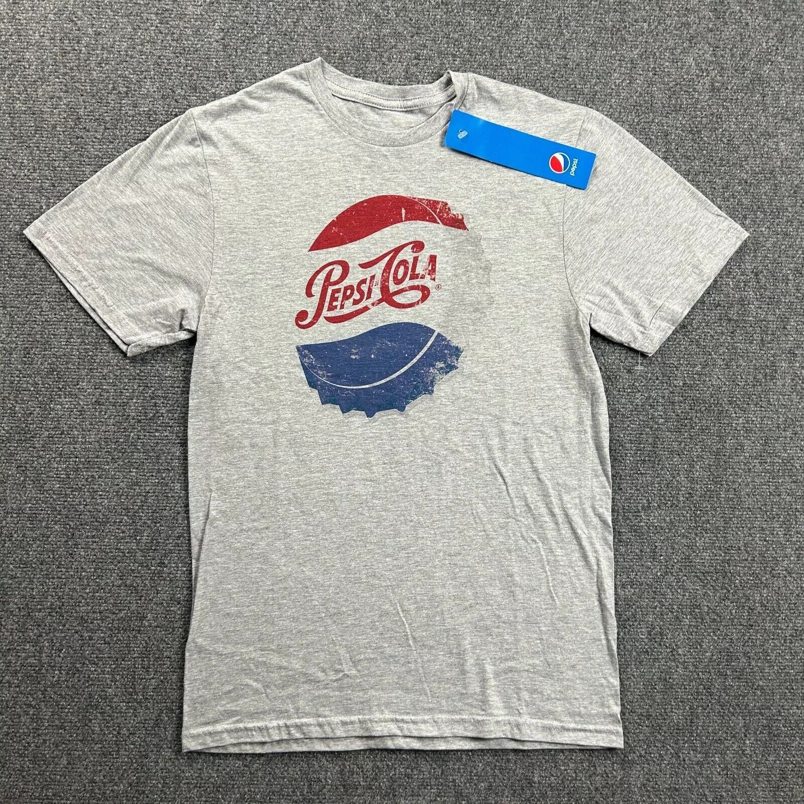 Pepsi Pepsi-Cola Shirt Adults Small Crew Neck Logo Graphic Men Size US S / EU 44-46 / 1 - 1 Thumbnail