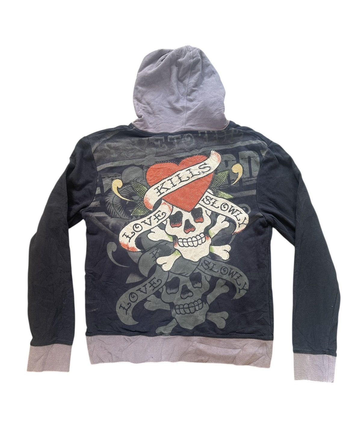 Ed Hardy Ed hardy hoody overprint embroidery Size US L / EU 52-54 / 3 - 2 Thumbnail