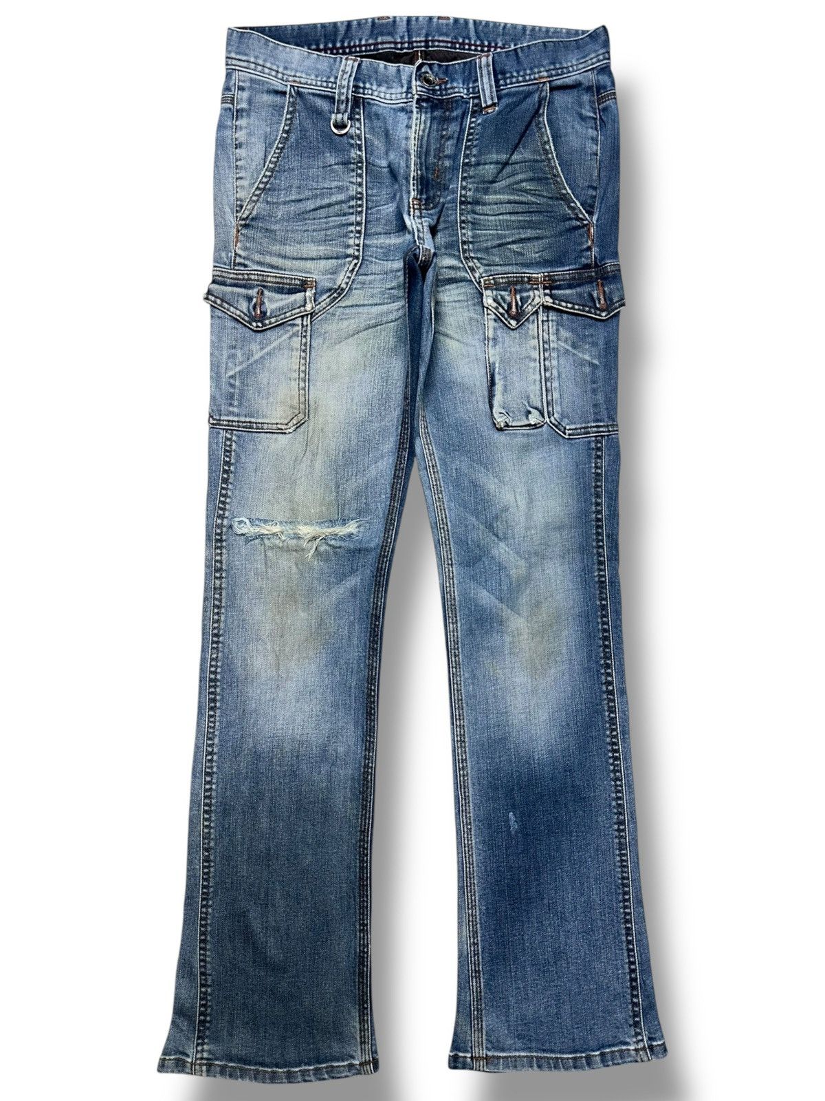 Nicole Club Hideaways Nicole Club Distressed BOOTCUT Multipocket Cargo Size US 32 / EU 48 - 1 Thumbnail