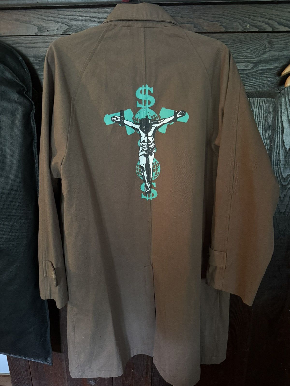 Fuck The Population FTP Orange Label lightweight Crucifix Trench Coat, BRAND NEW Size US S / EU 44-46 / 1 - 23 Thumbnail