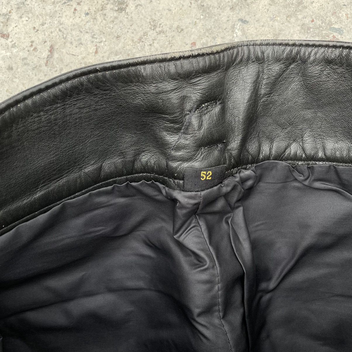 Other Vintage Moto Leather Pants 52 90s USA Hype Japanese Style Size US 33 - 7 Thumbnail