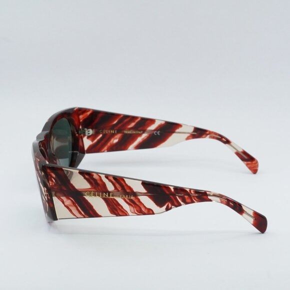 Celine 🕶️ New Celine CL40029I 54N Sunglasses - Red Havana Frame Size ONE SIZE - 8 Thumbnail