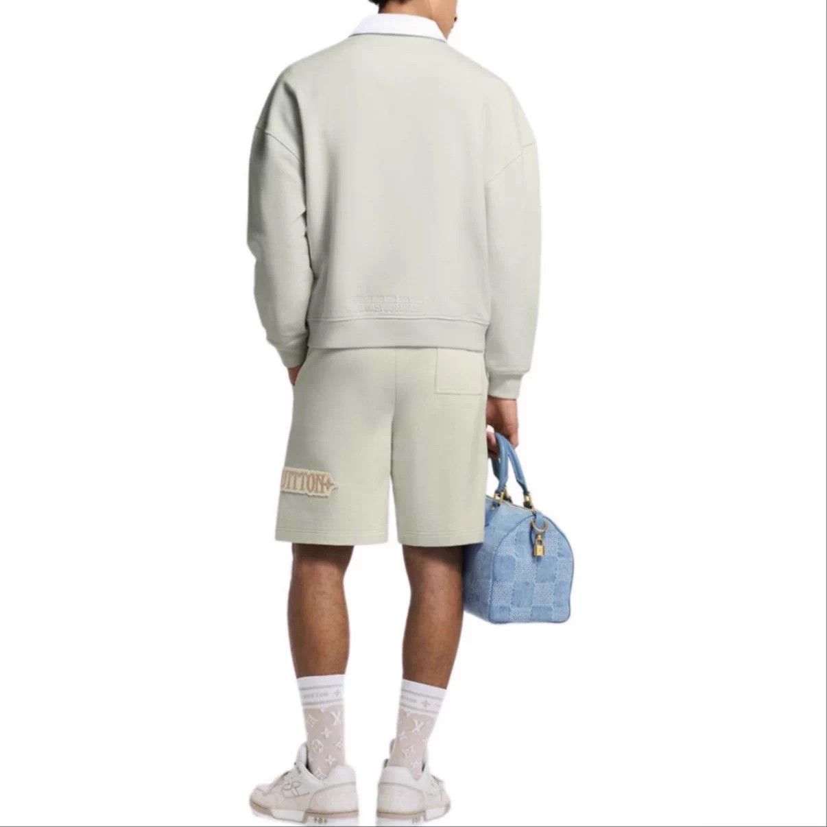 Louis Vuitton LV beige emb patch logo straight short mint XL Size US 43 - 6 Thumbnail