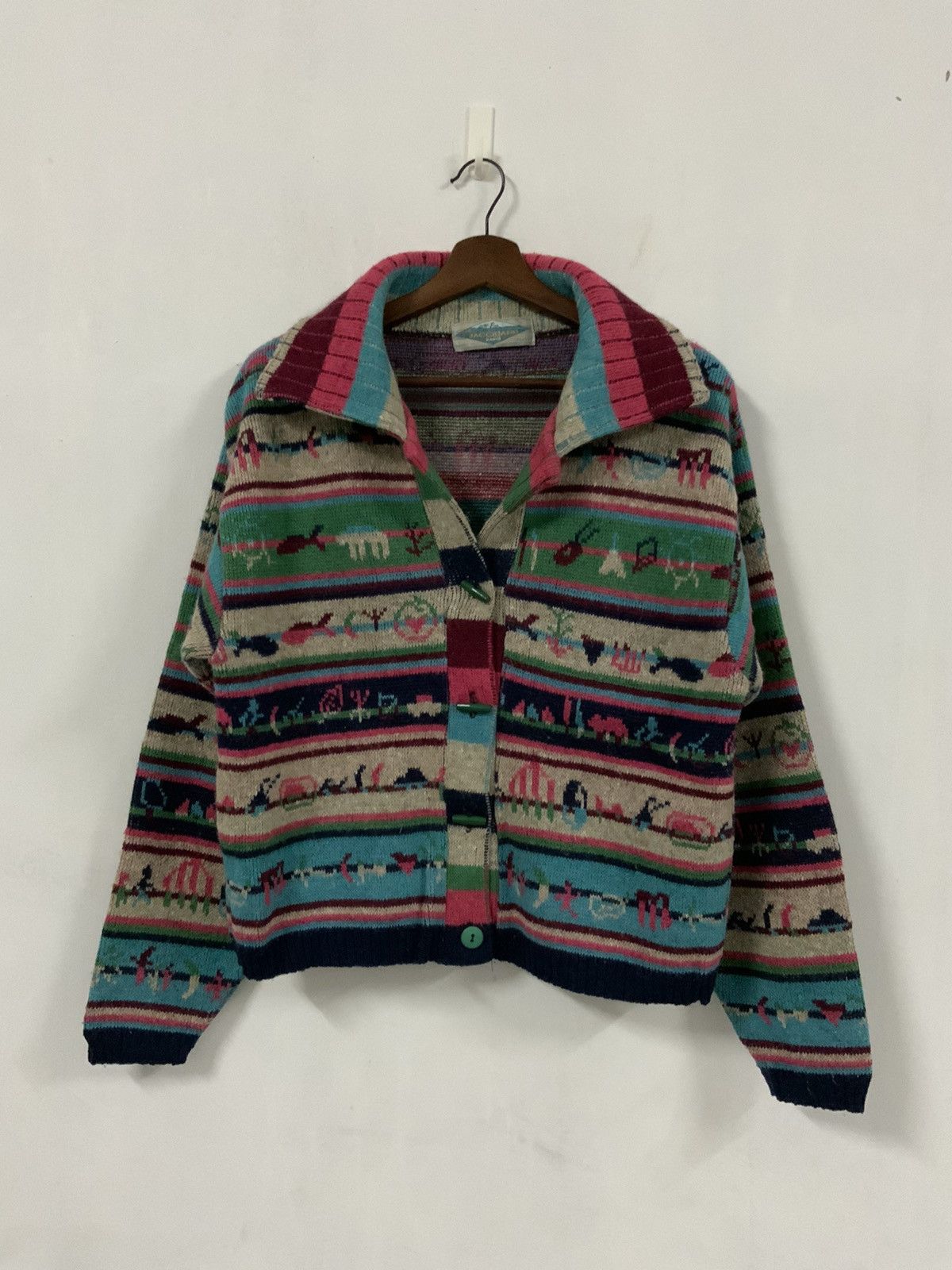 If Six Was Nine Jacquard Paris Navajo / Serapi Knit Sweater Size US M / EU 48-50 / 2 - 1 Thumbnail