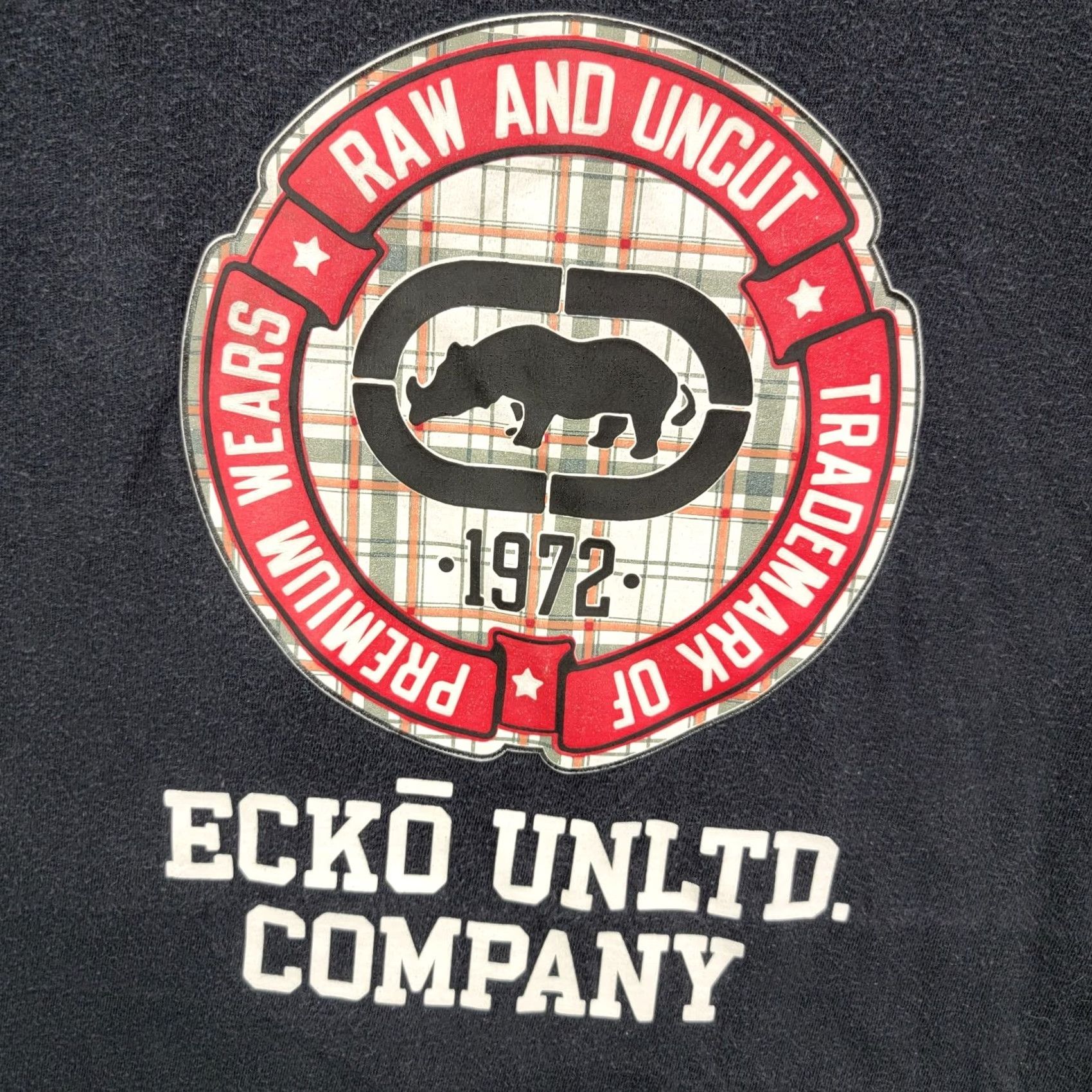 Ecko Unltd. ecko unltd shirt mens XL vintage Y2K graphic print short sleeve crew neck cotton polyester black | Hip Hop 20s Mens T-Shirt Size US XL / EU 56 / 4 - 2 Thumbnail