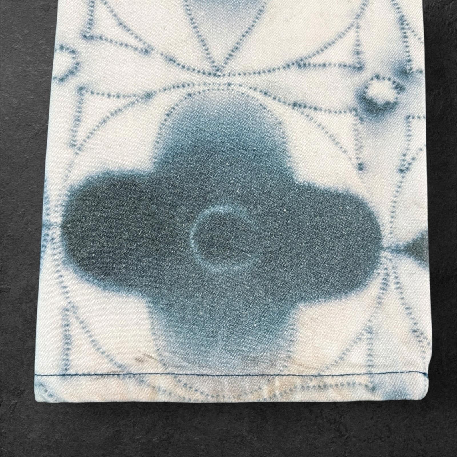 Louis Vuitton Louis Vuitton Monogram Shibori Printed Denim 36 Size US 36 / EU 52 - 10 Thumbnail