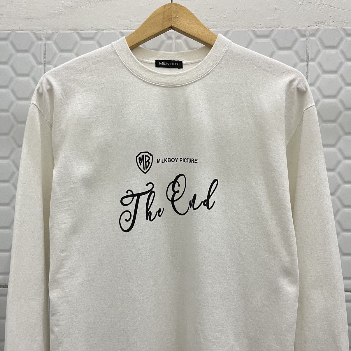 Beauty Beast × Japanese Brand 📢SENDOFFER📢2000s Milkboy The End Longsleeve Tee Size US M / EU 48-50 / 2 - 2 Thumbnail