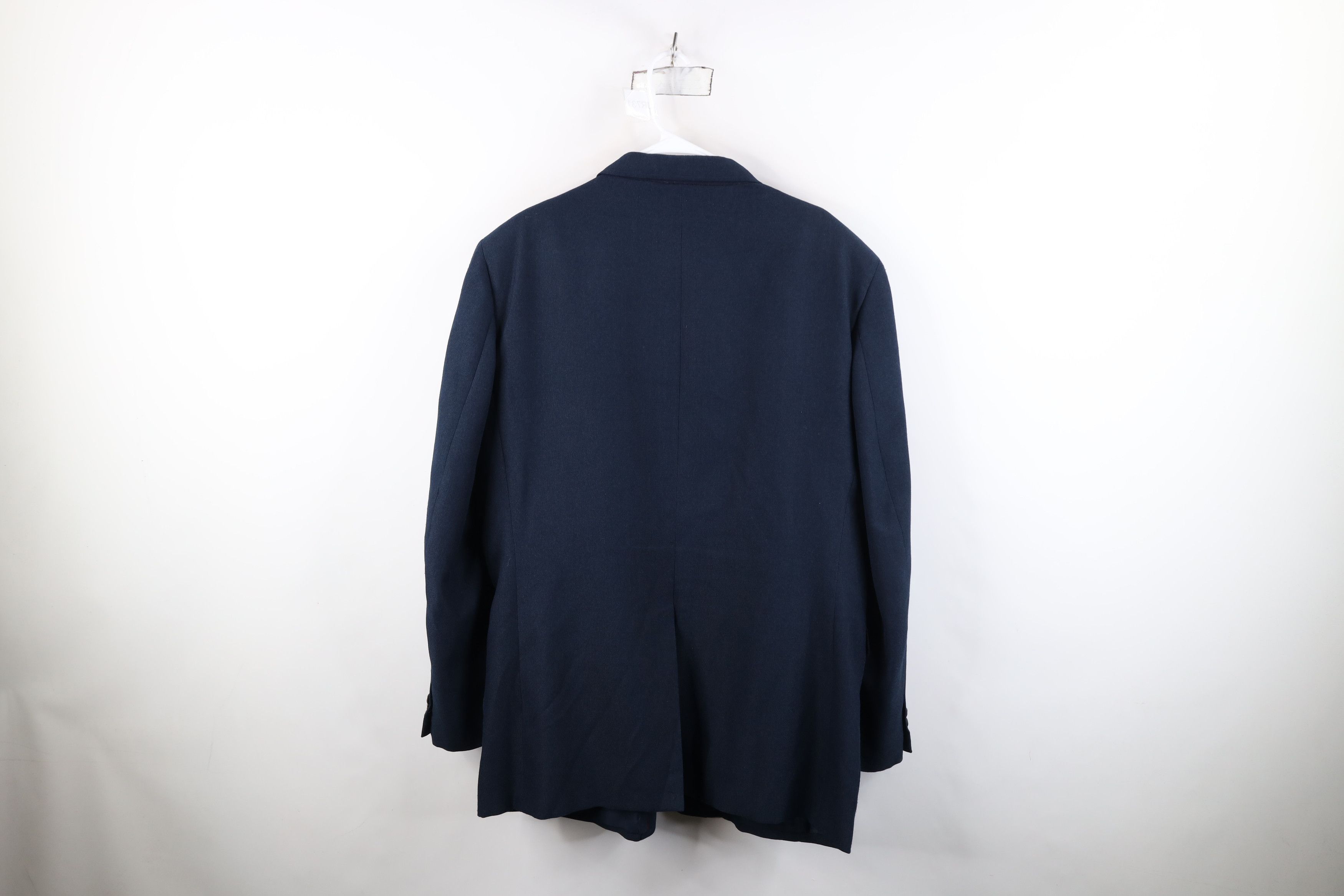 Vintage Vintage 90s Streetwear Button Suit Coat Blazer Jacket Blue Size US XXL / EU 58 / 5 - 14 Thumbnail