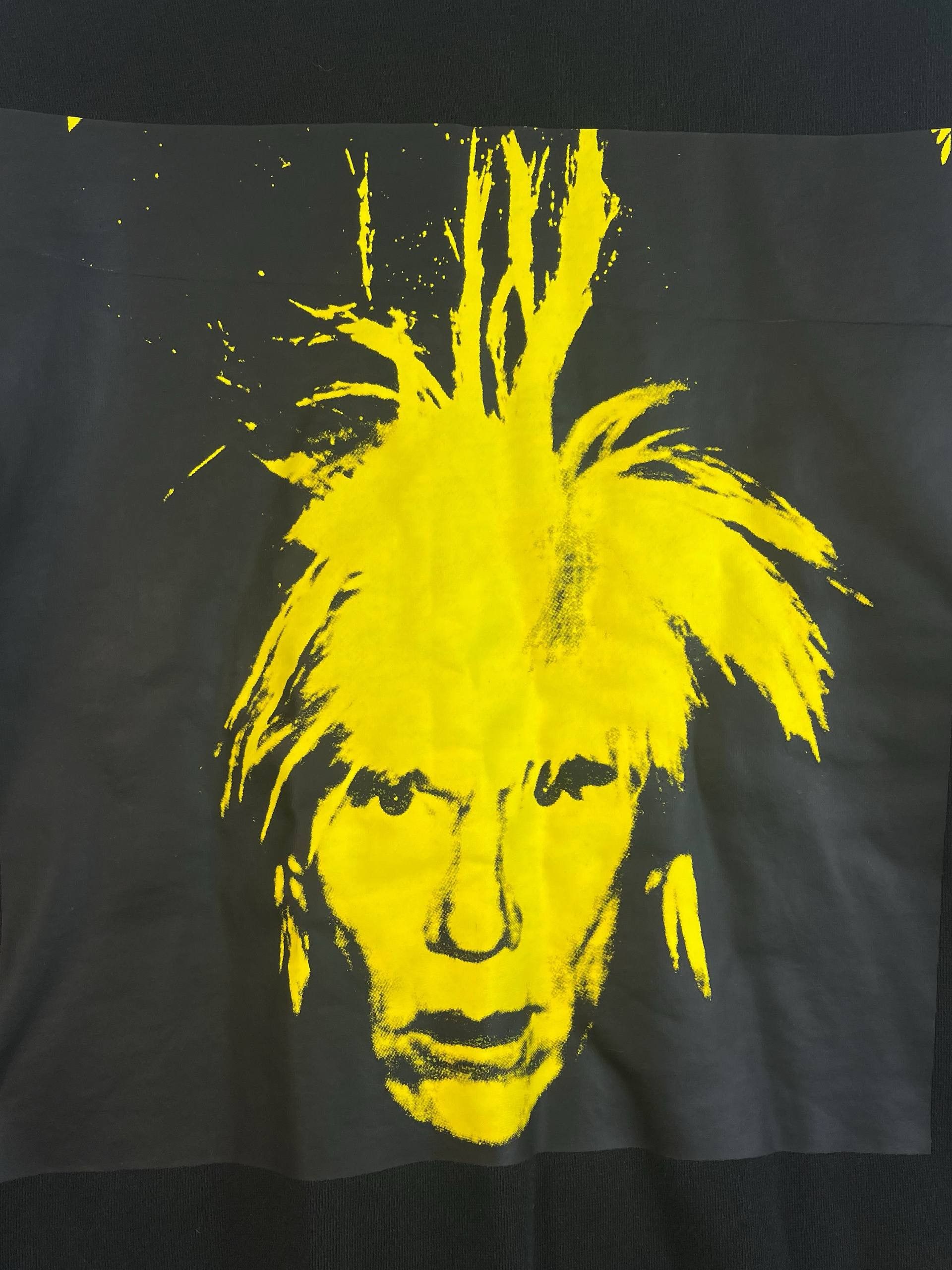 Calvin Klein CALVIN KLEIN JEANS ANDY WARHOL SWEATSHIRT YELLOW FACE Sz S Size S / US 4 / IT 40 - 2 Thumbnail