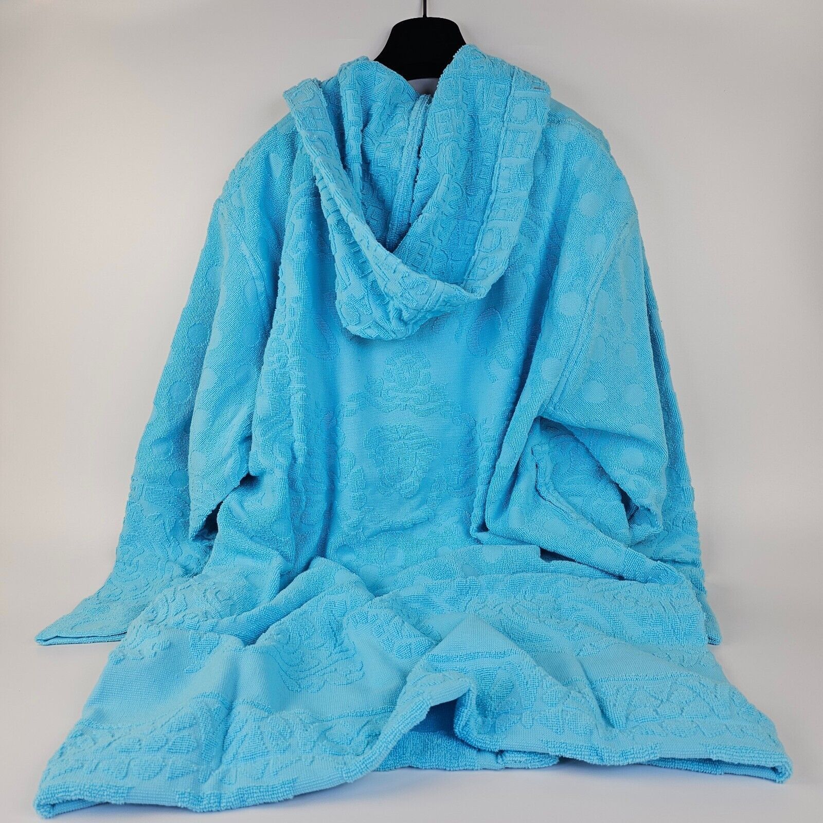 Versace Versace Seashell Baroque Azur Blue Short Bathrobe New Size US XL / EU 56 / 4 - 8 Thumbnail