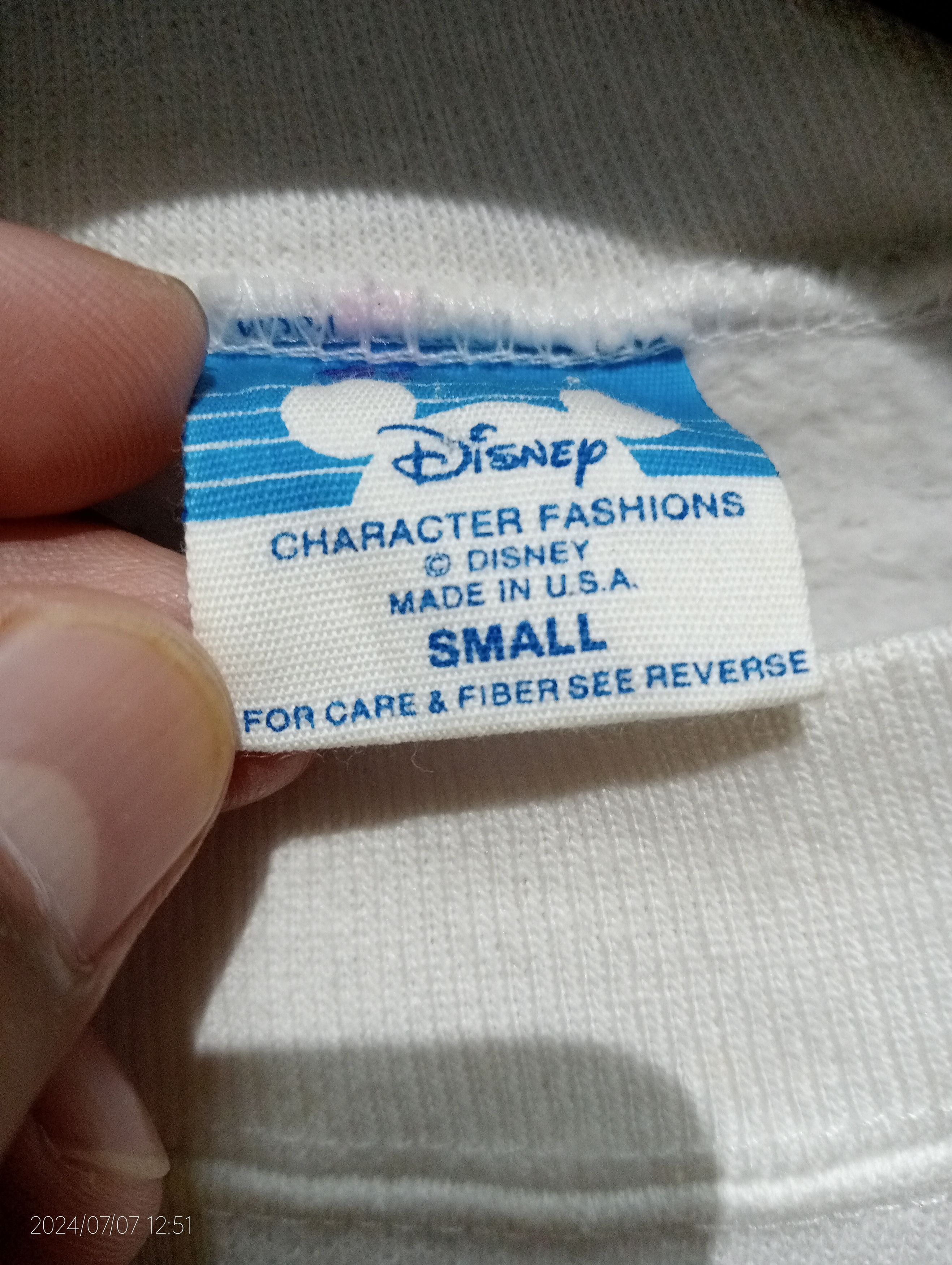 Disney × Vintage VTG '80s Disney Character Fashions Crewneck Sweatshirt USA Size US S / EU 44-46 / 1 - 2 Thumbnail