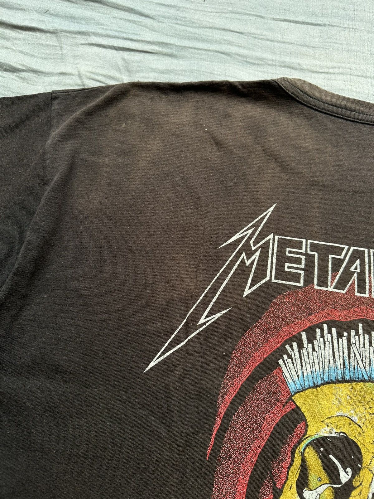 Band Tees Metallica the shortest straw 1988 vintage distressed t-shirt Size US XL / EU 56 / 4 - 7 Thumbnail