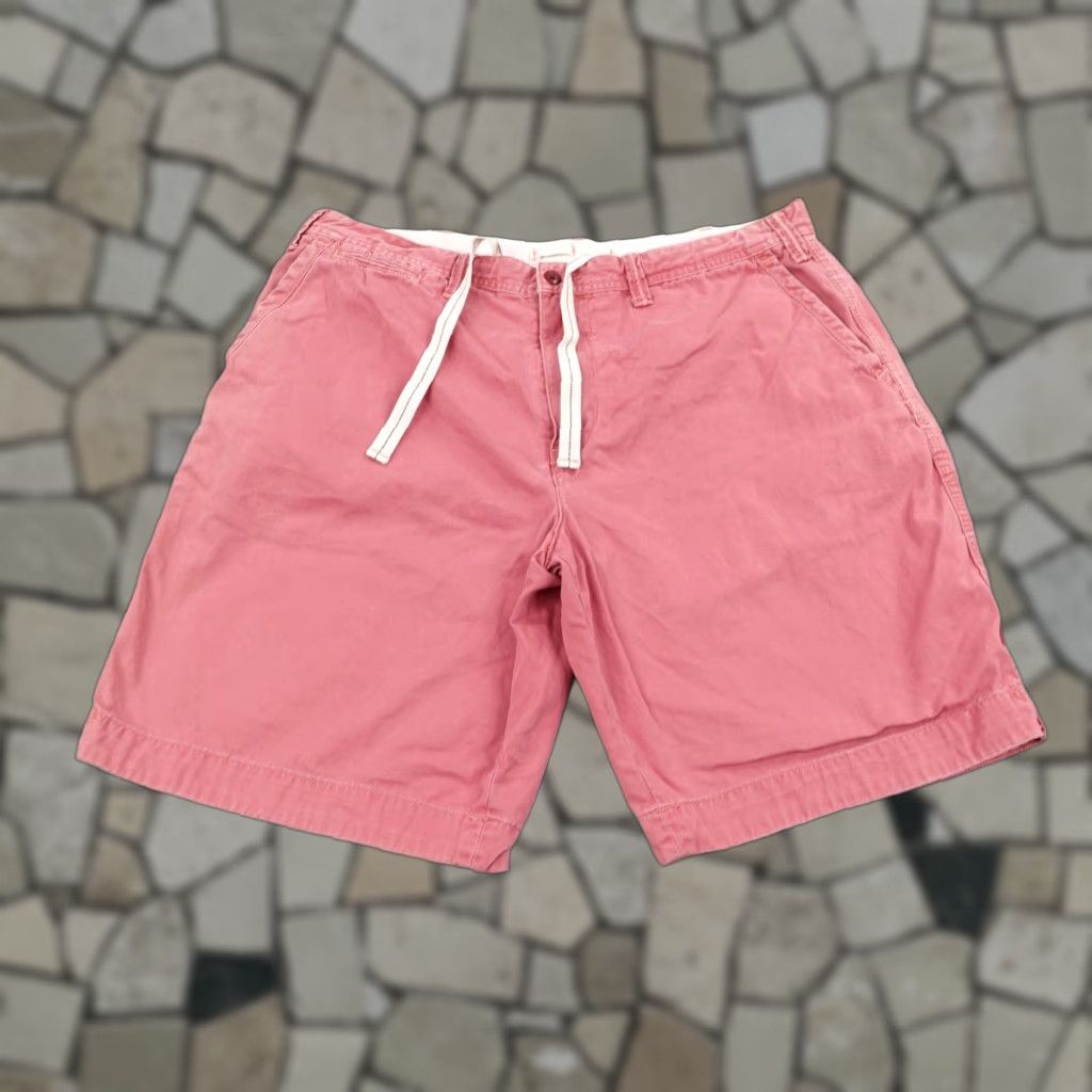 Polo Ralph Lauren VINTAGE Polo Ralph Lauren Shorts Mens 38 Pink Drawstring Chino Pony Utility Outdoor Casual 90s Mens Size US M / EU 48-50 / 2 - 1 Thumbnail