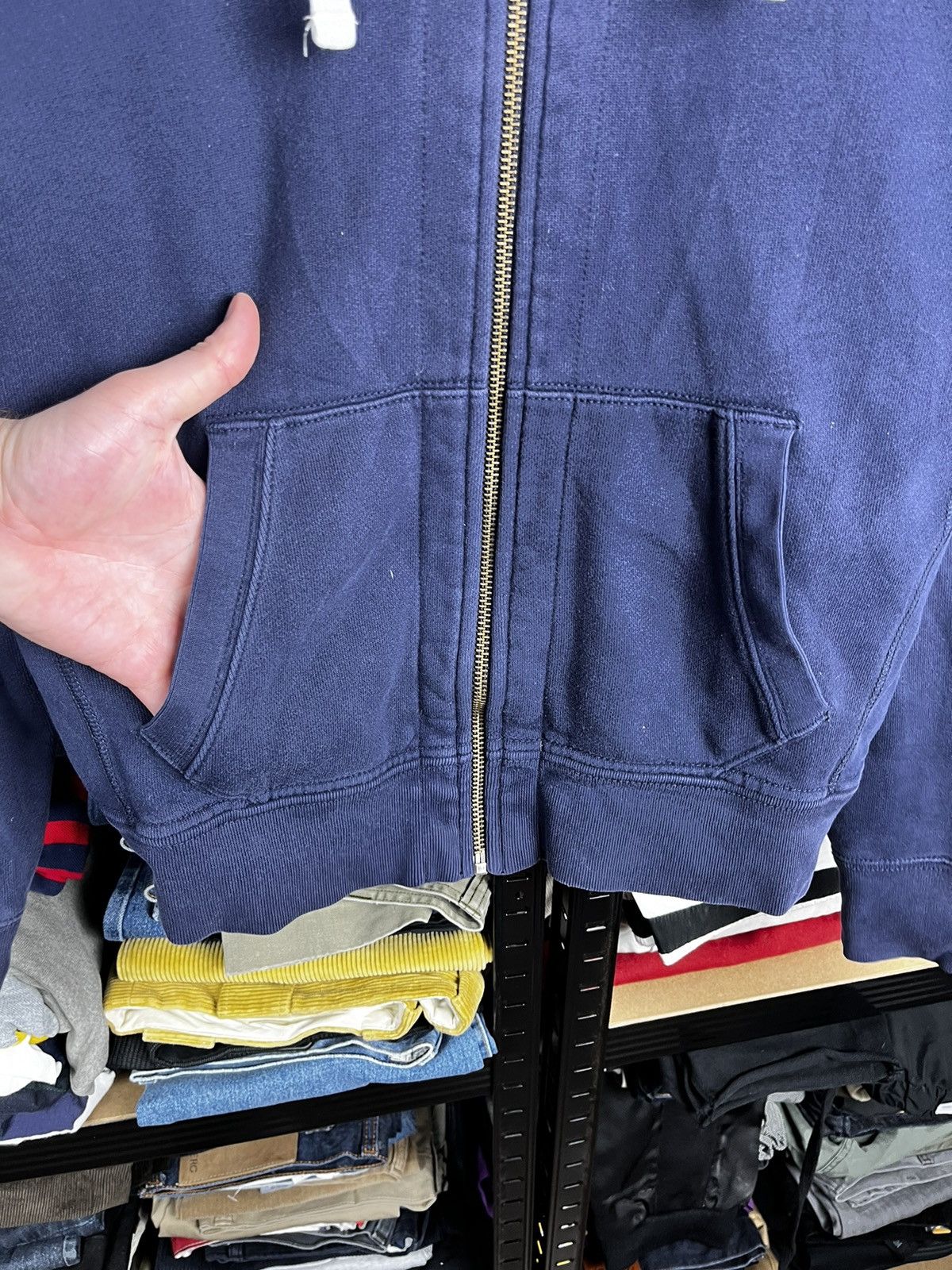 Ralph Lauren × Vintage Ralph Lauren zip hoodie vintage side M Size US M / EU 48-50 / 2 - 11 Thumbnail
