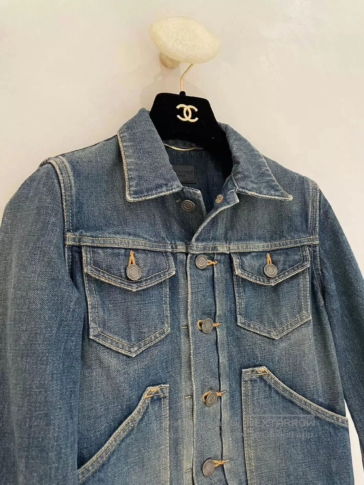 Saint Laurent Paris Saint Laurent Paris Make an old denim jacket. Size US S / EU 44-46 / 1 - 2 Thumbnail