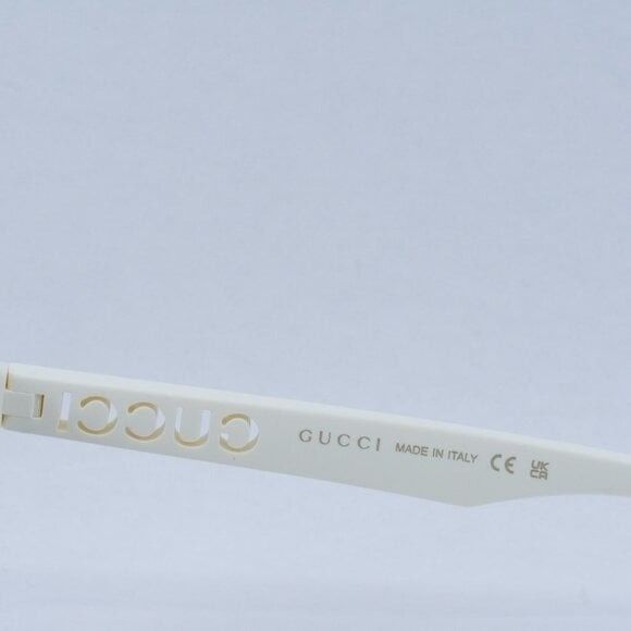 Gucci New Gucci GG1570S 003 Sunglasses - Matte White Frame Size ONE SIZE - 6 Thumbnail
