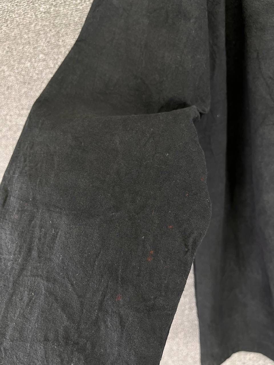 Vintage × Yohji Yamamoto Vintage Yohji Yamamoto Rare Button Up Black Long Jacket Size US L / EU 52-54 / 3 - 17 Thumbnail