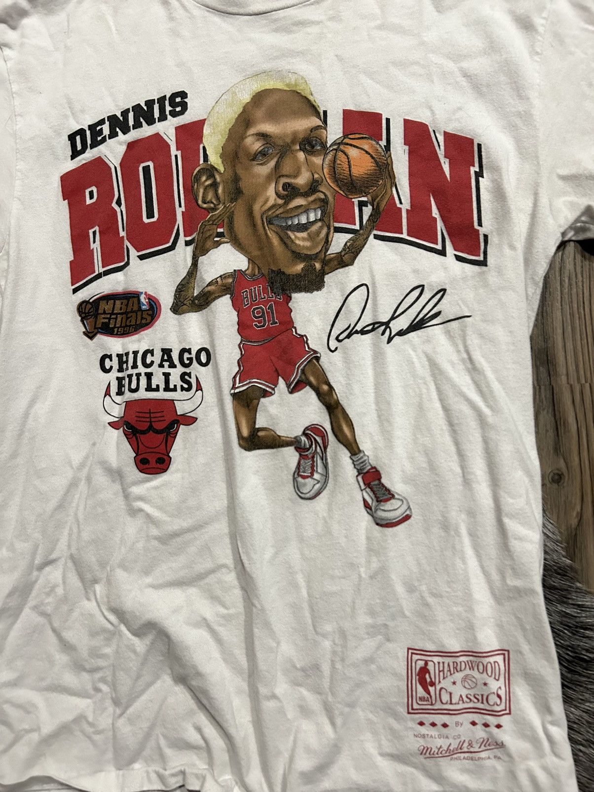 Mitchell & Ness NBA Finals 1996 Dennis Rodman Tee Size US S / EU 44-46 / 1 - 2 Thumbnail