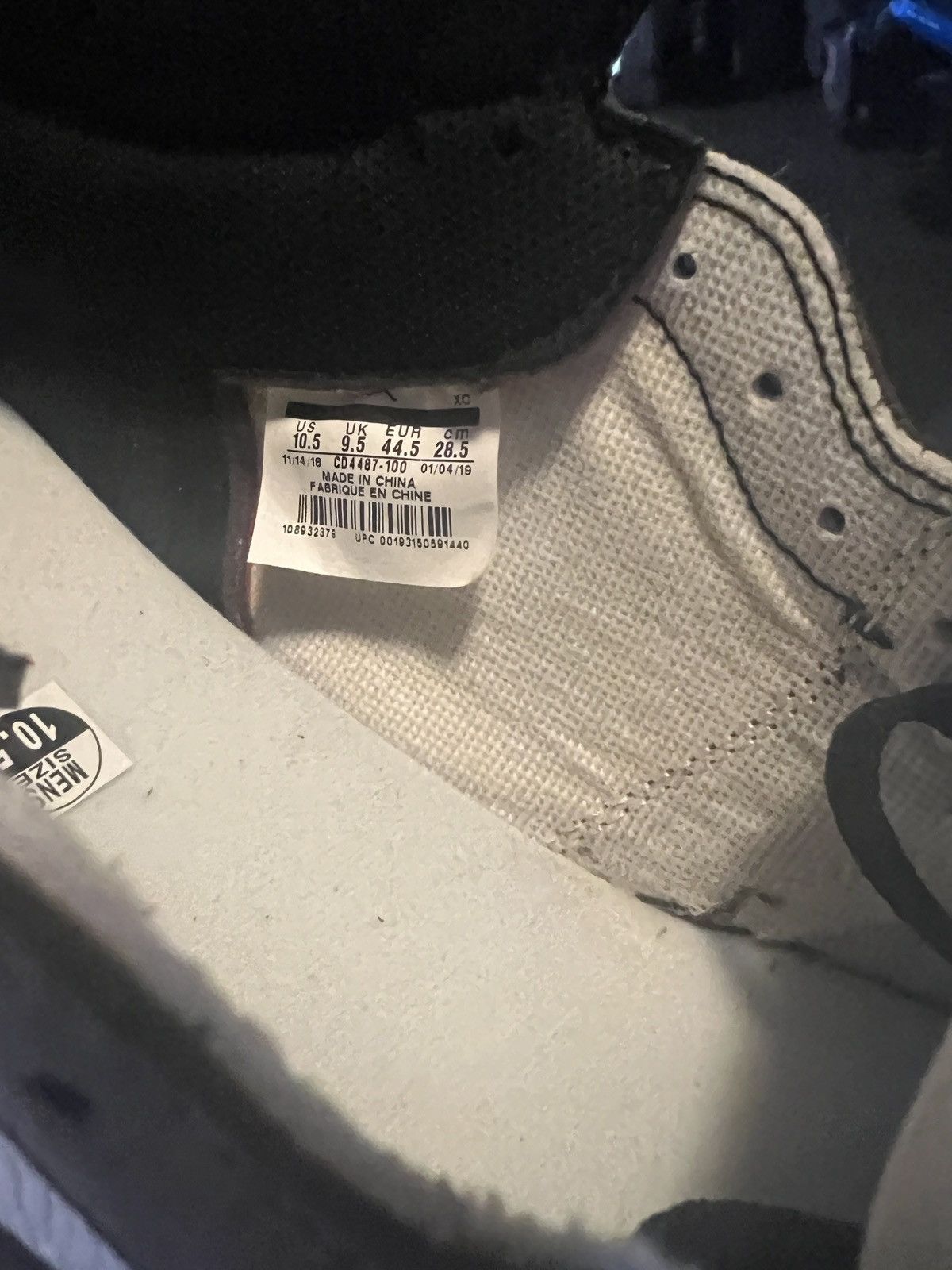 Nike Jordan 1 high travis scott mocha Size US 10.5 / EU 43-44 - 14 Thumbnail